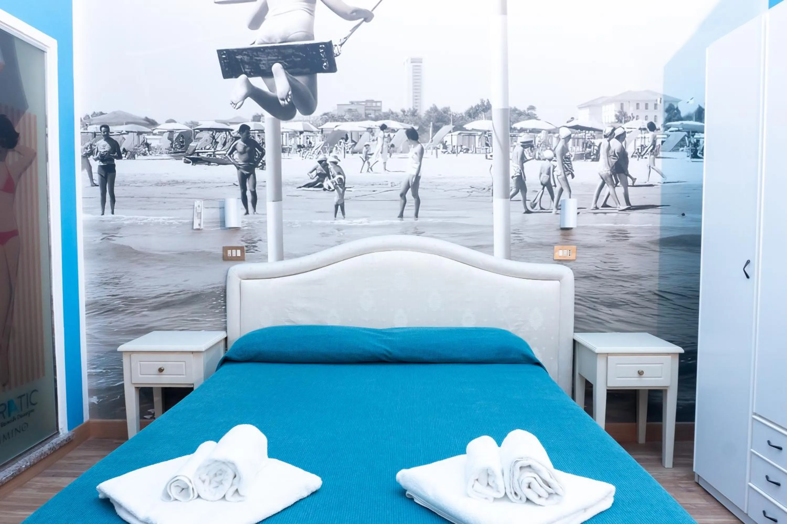 Bedroom, Bed in Hotel Adriatica sul Mare