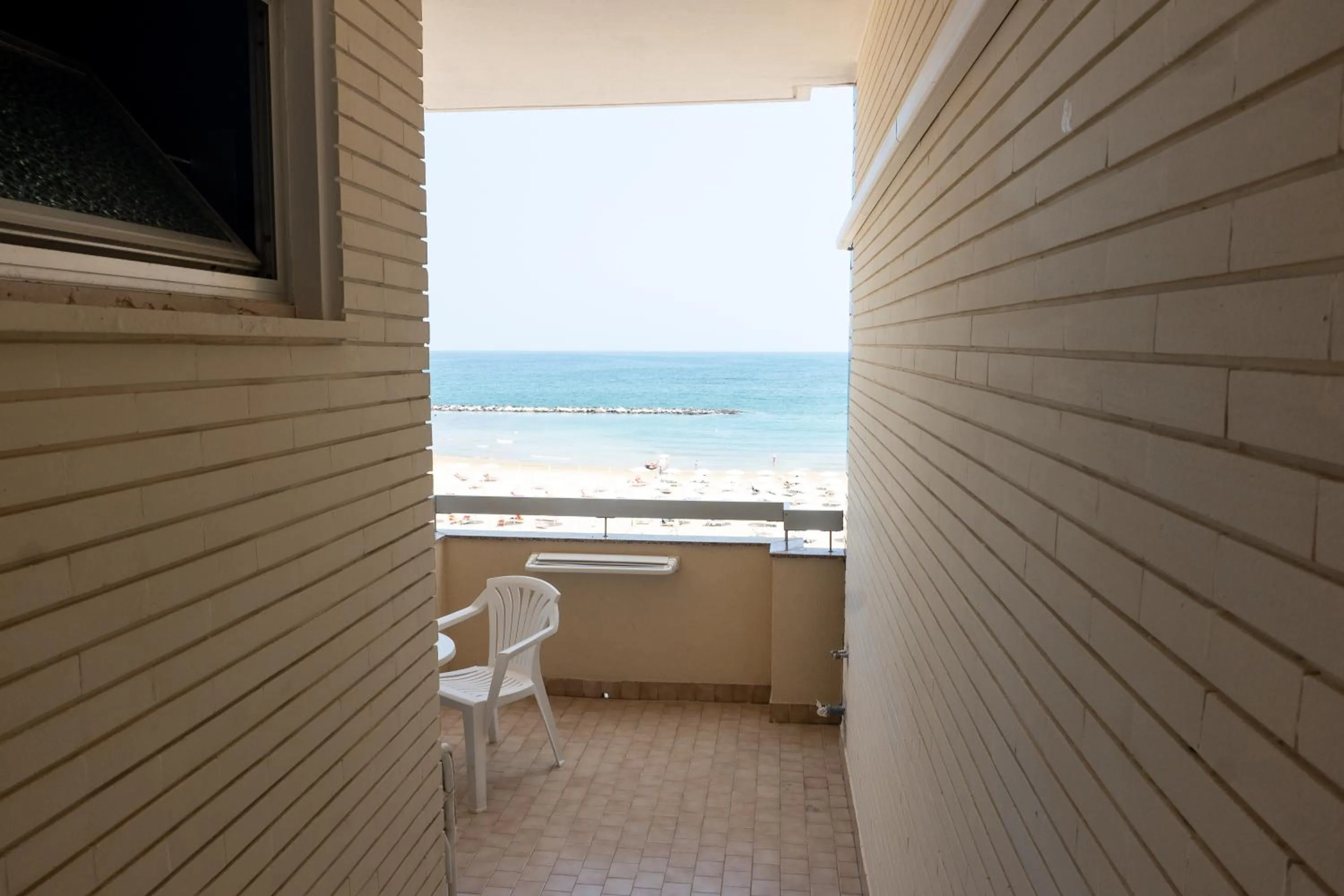 Balcony/Terrace in Hotel Adriatica sul Mare
