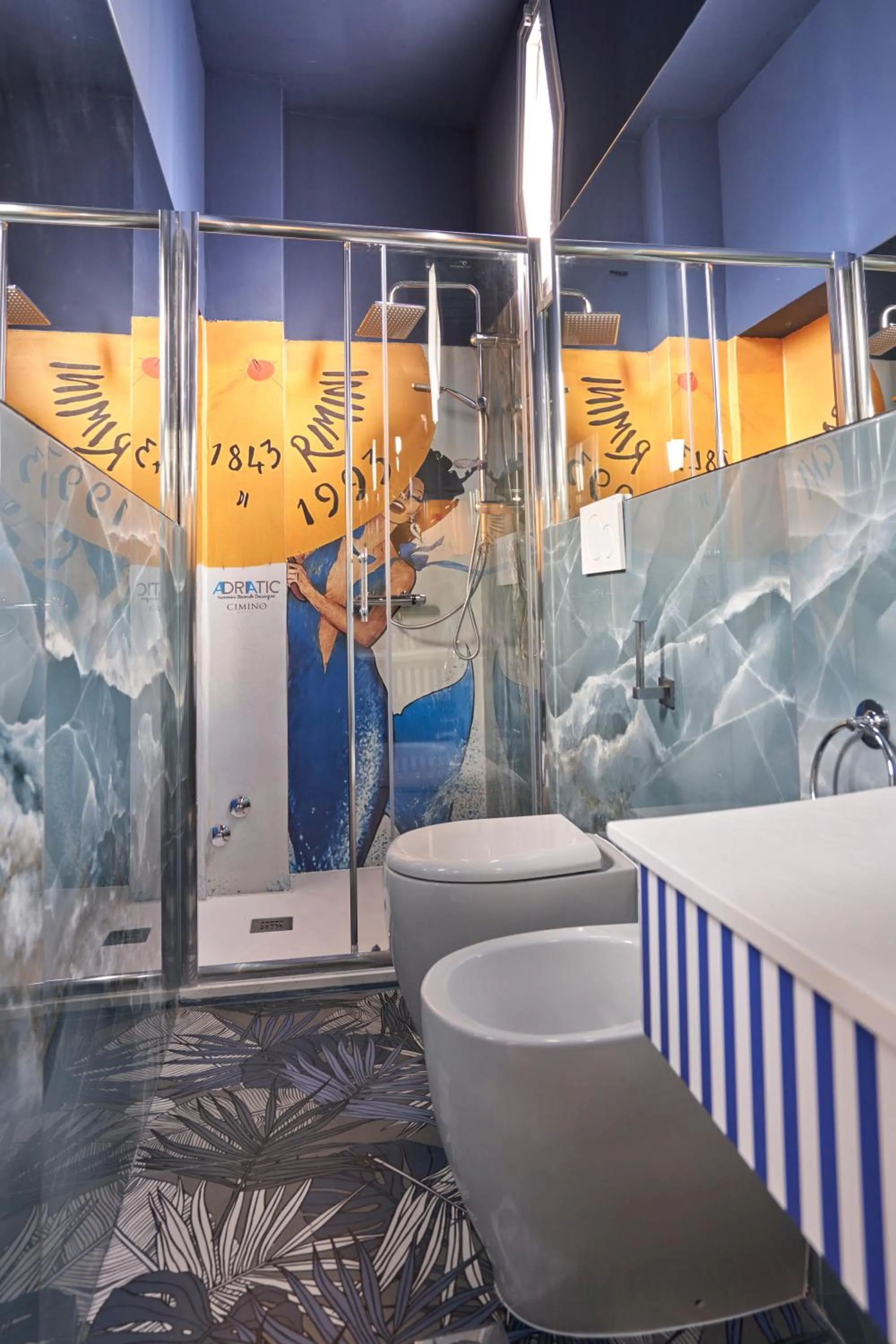 Shower in Hotel Adriatica sul Mare