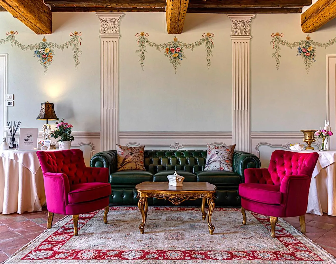 Lobby or reception in Villa La Preziosa