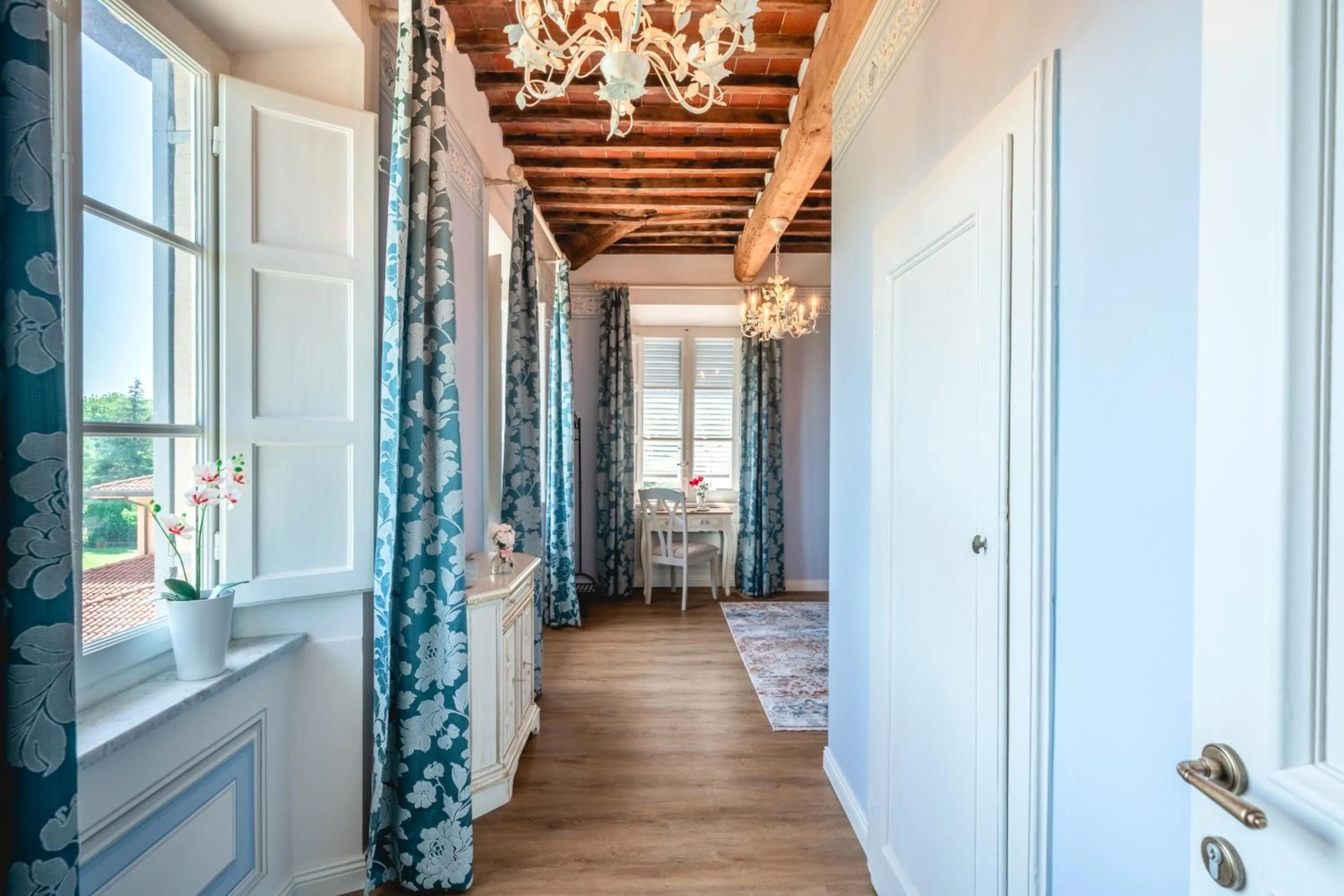 Decorative detail in Villa La Preziosa