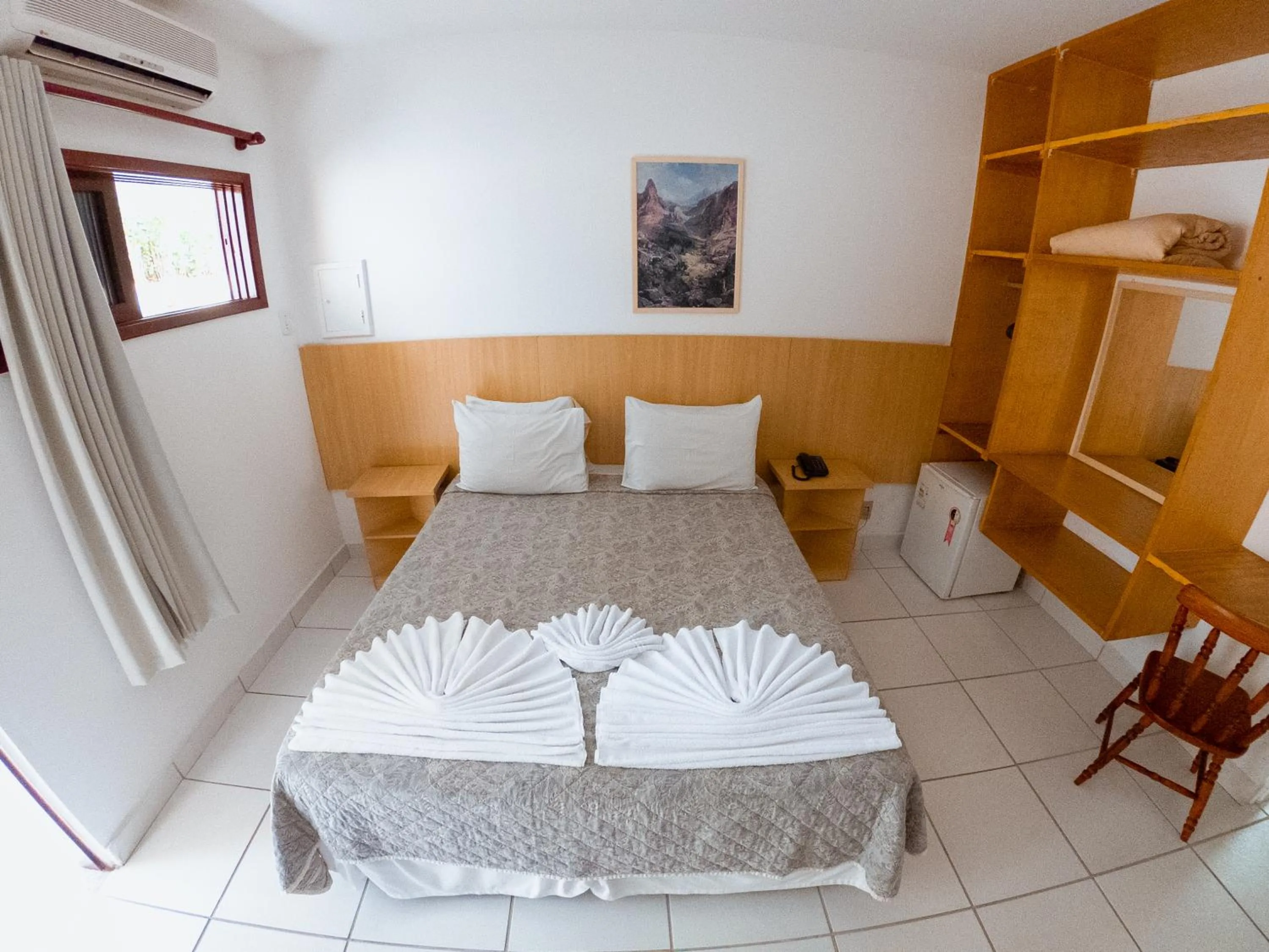 Bed in Hotel Recanto dos Pássaros