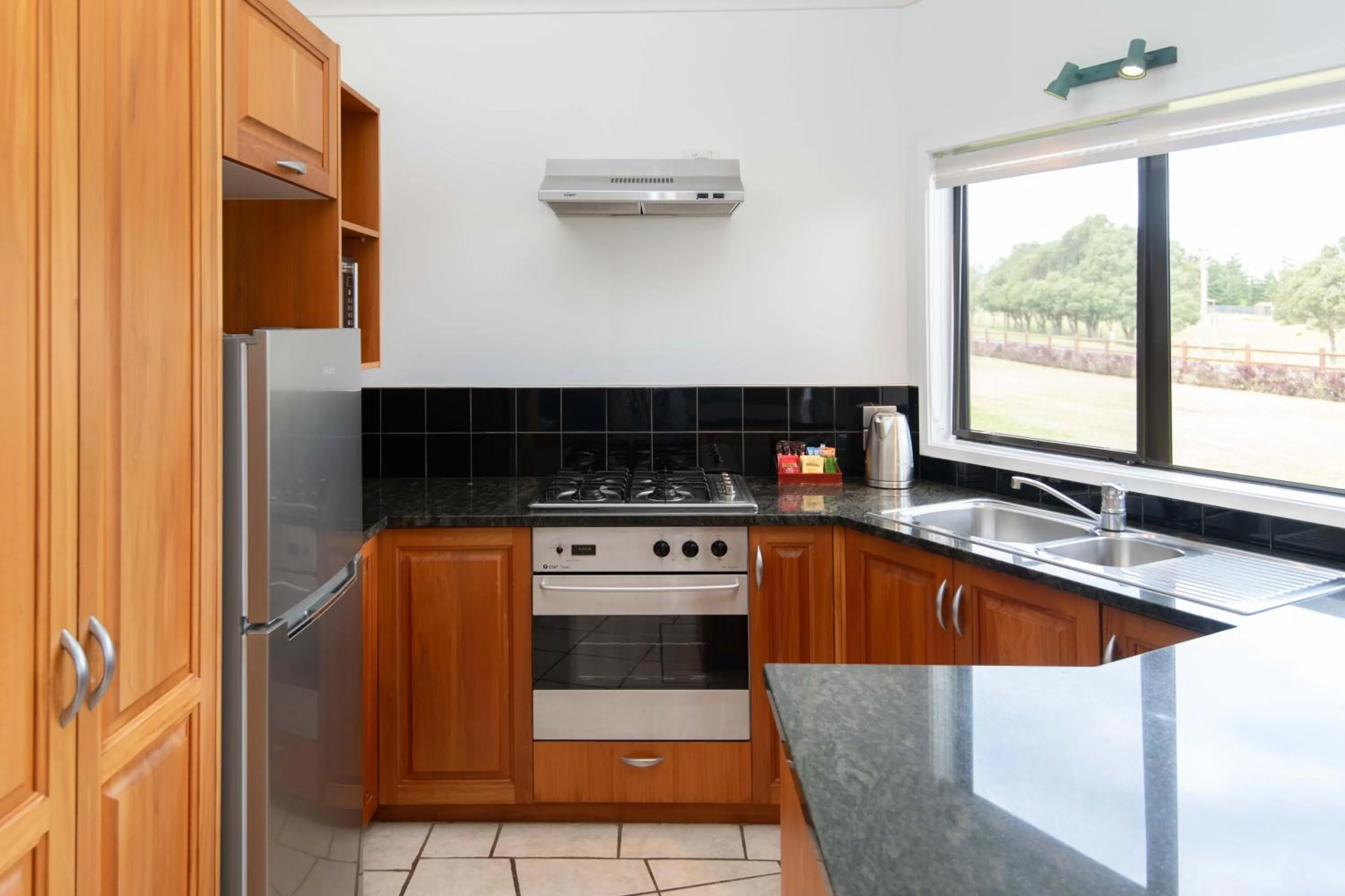 kitchen in Ocean Breeze Cottages