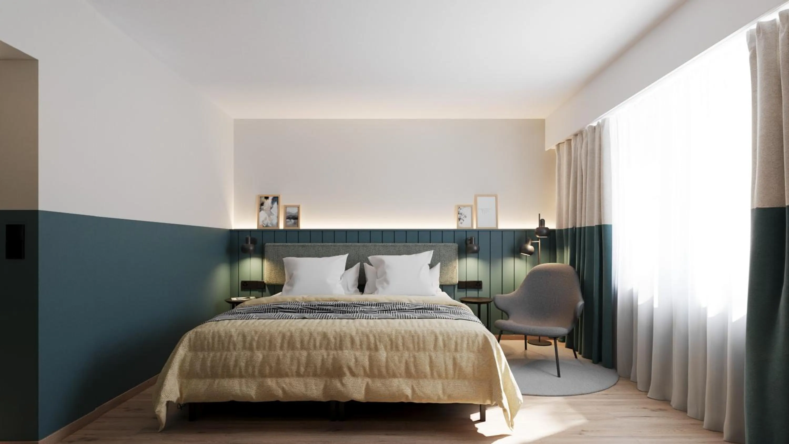 Bed in City Hotel Biel Bienne Free Parking