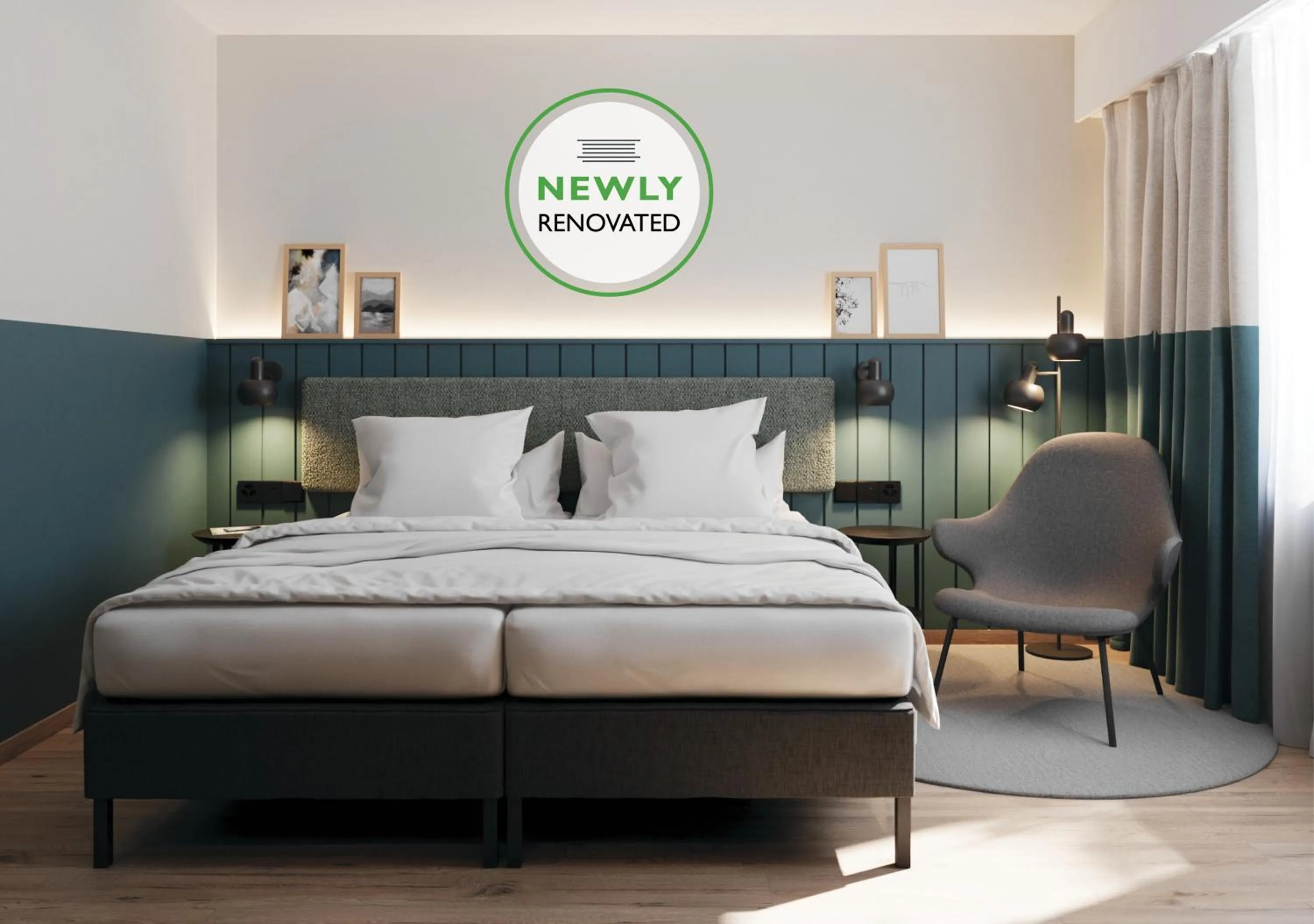 Bedroom, Bed in City Hotel Biel Bienne Free Parking