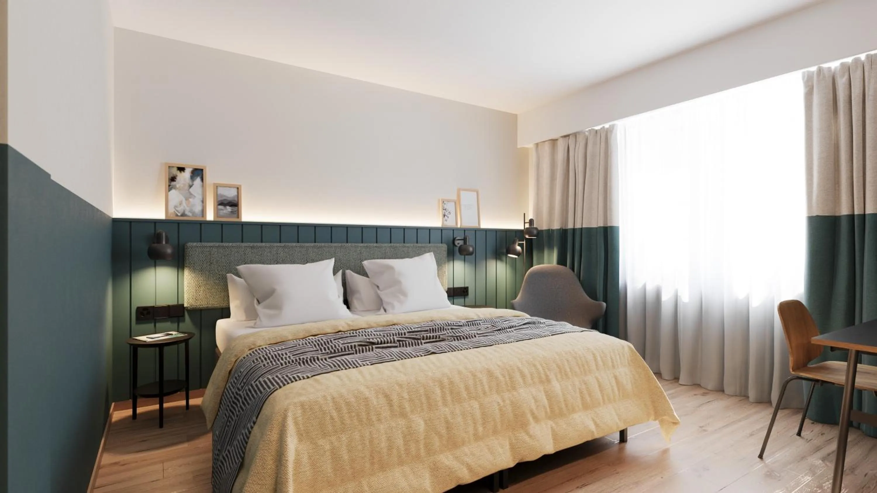 Photo of the whole room, Bed in City Hotel Biel Bienne Free Parking