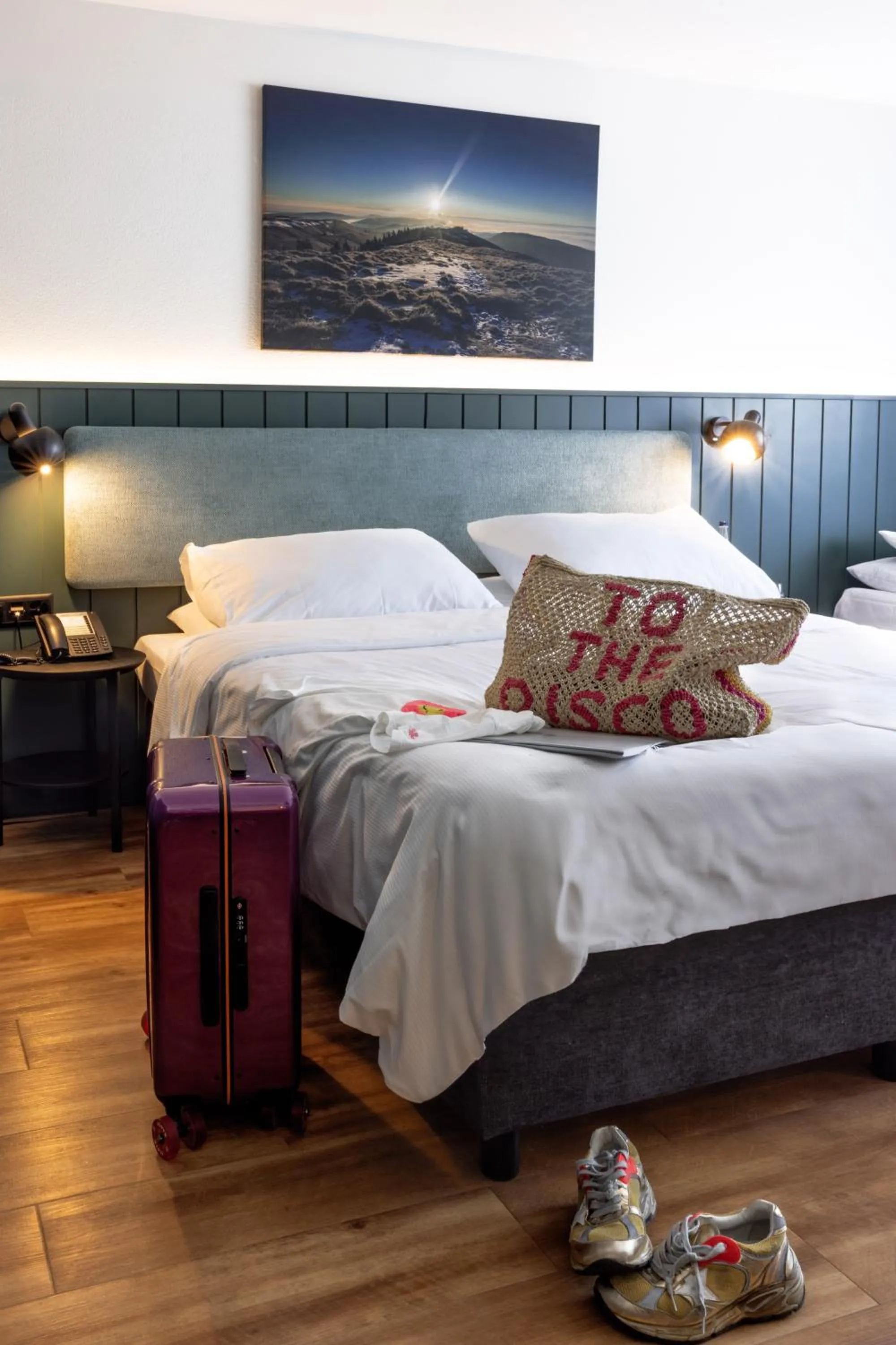 Bed in City Hotel Biel Bienne Free Parking