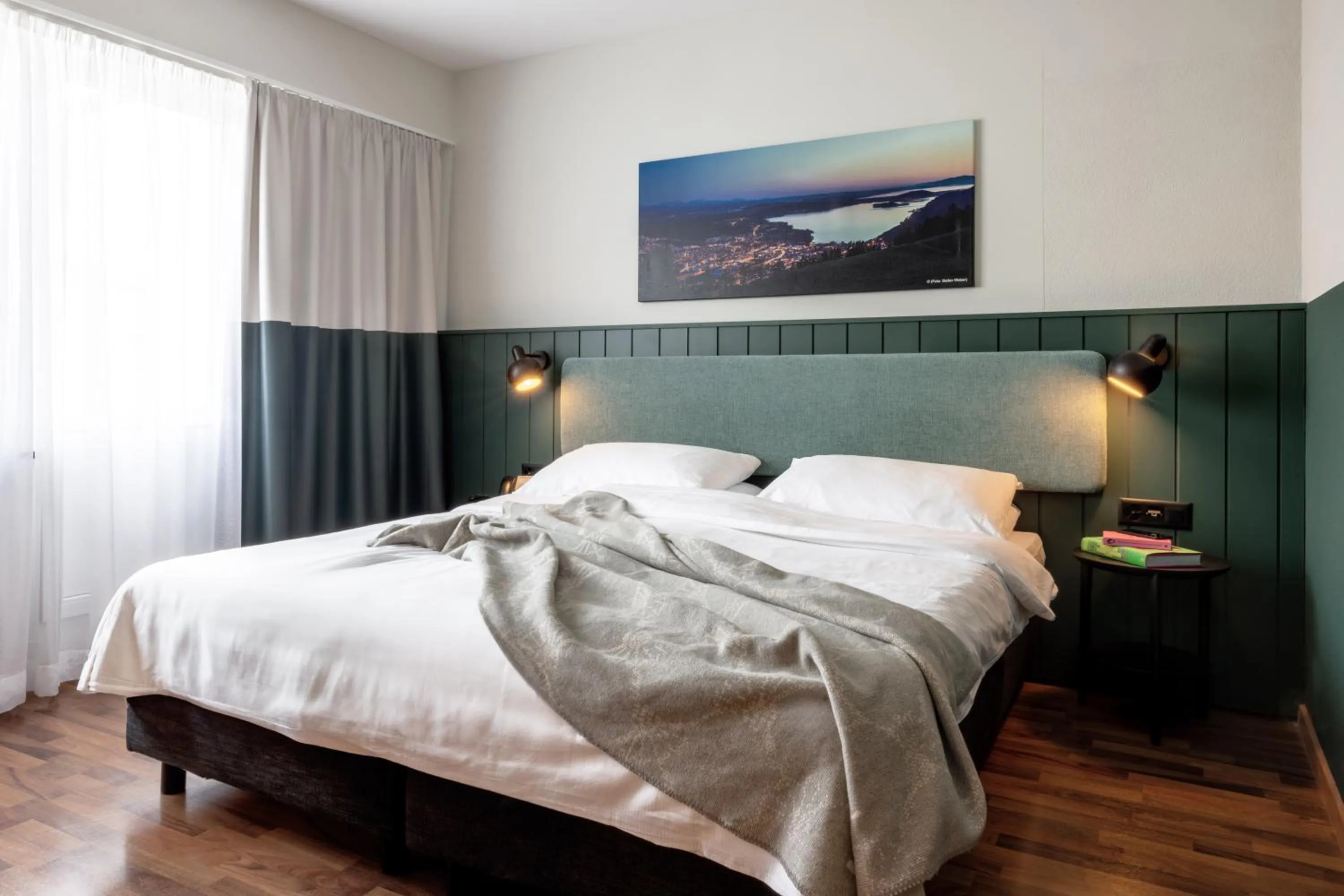 Bed in City Hotel Biel Bienne Free Parking