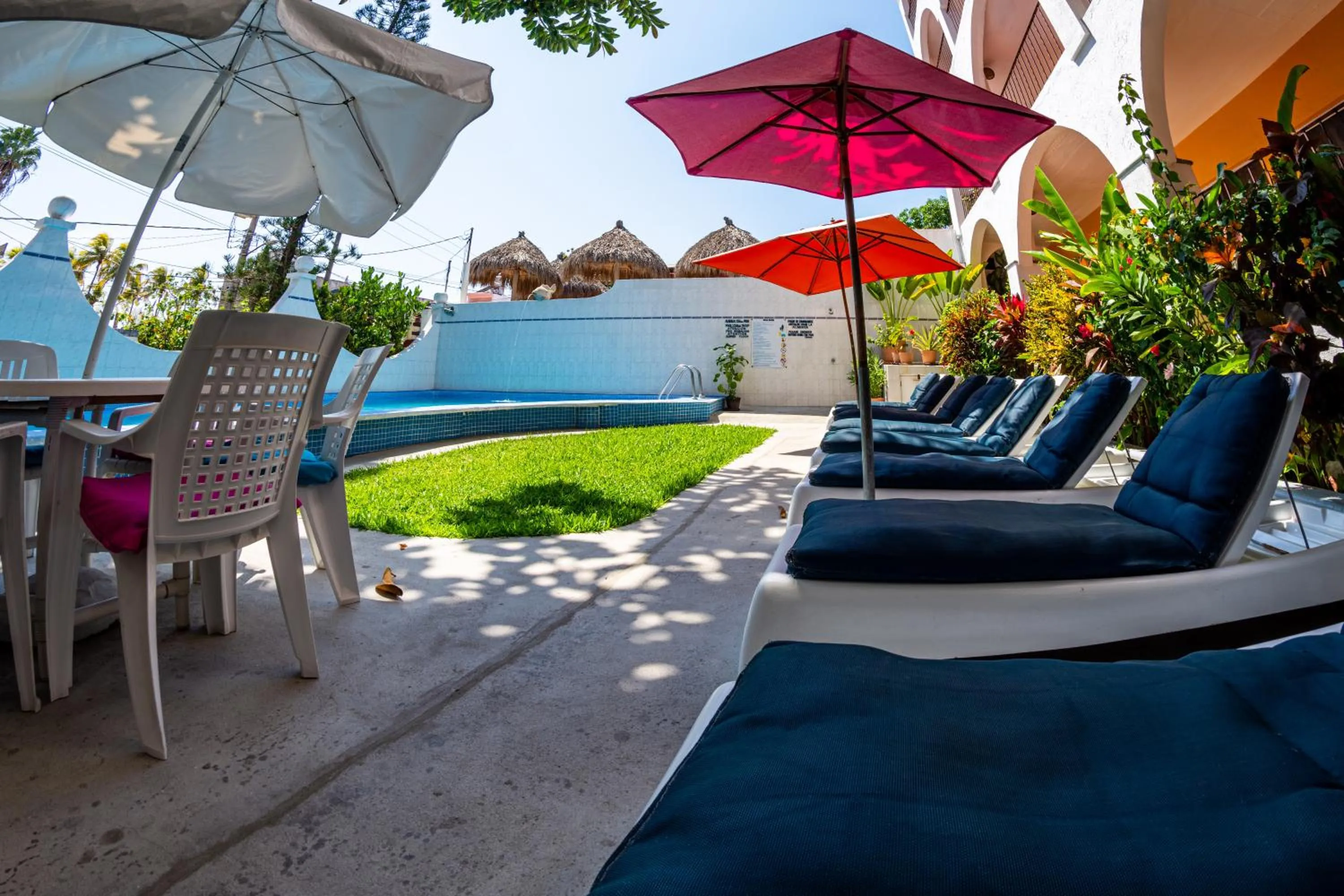 Patio in Hotel Delfin