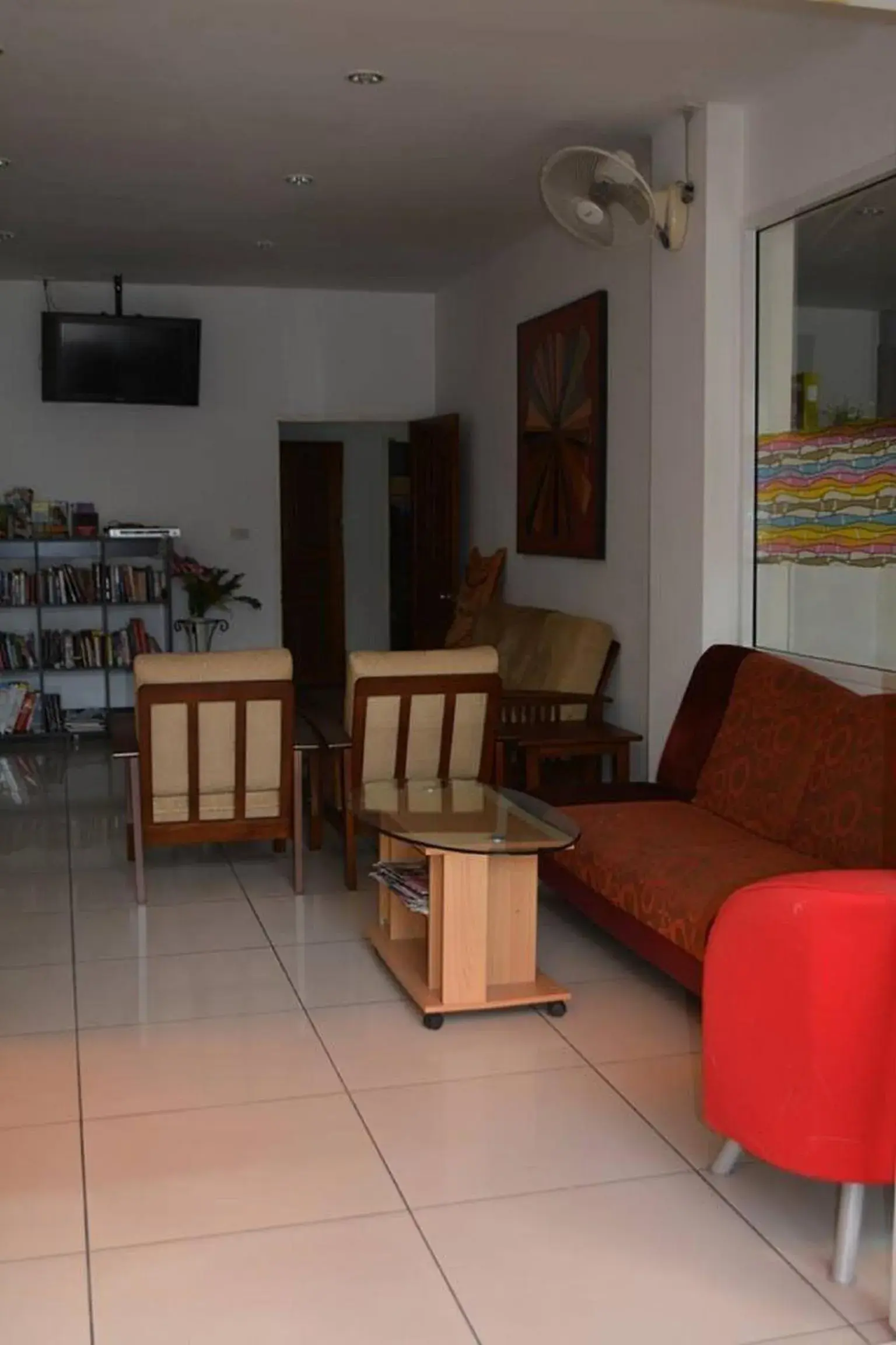 Lobby or reception in Jomtien Hostel Lobby or reception in Jomtien Hostel