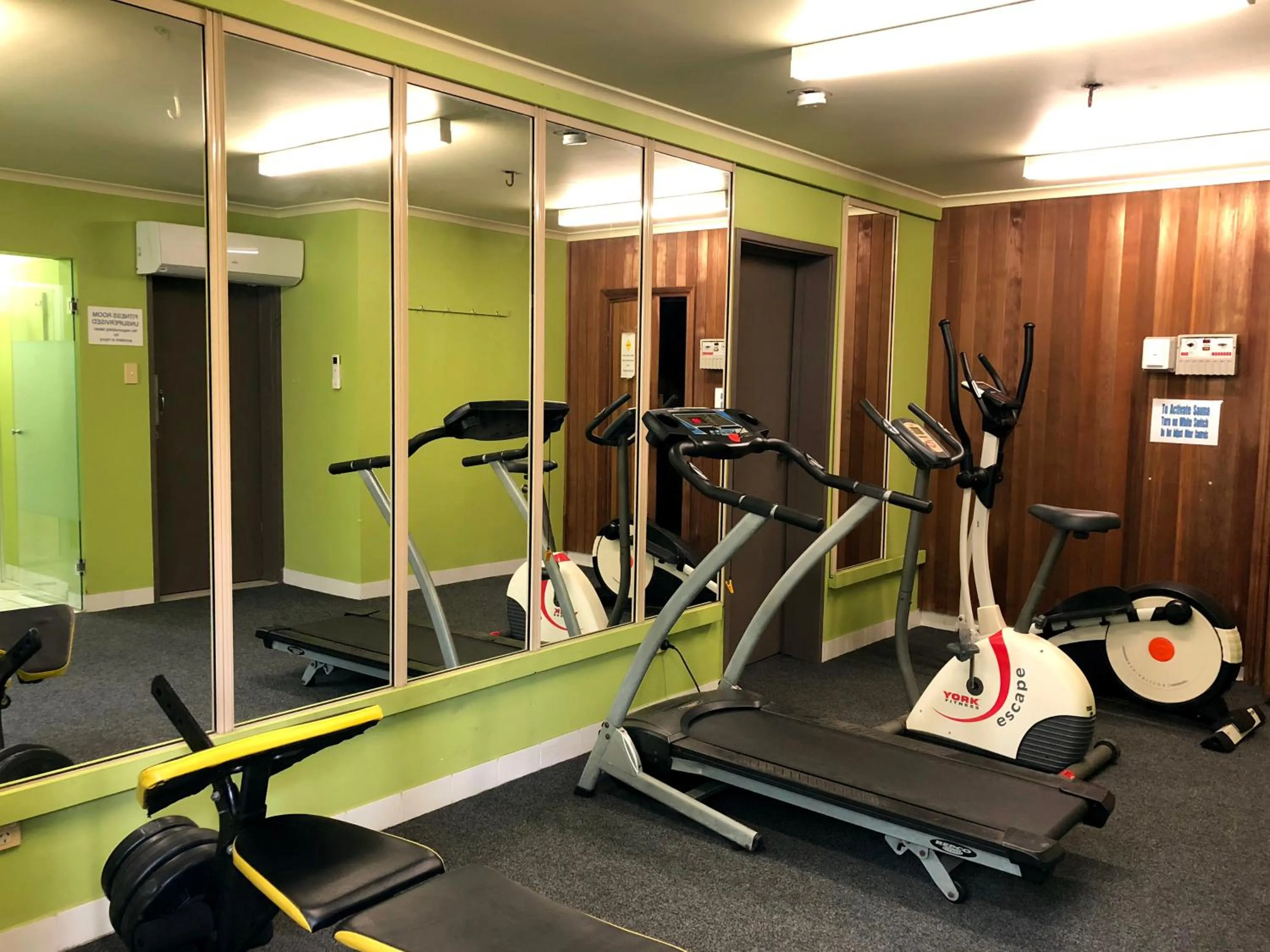 Fitness centre/facilities in Crystal Garden Resort & Restaurant