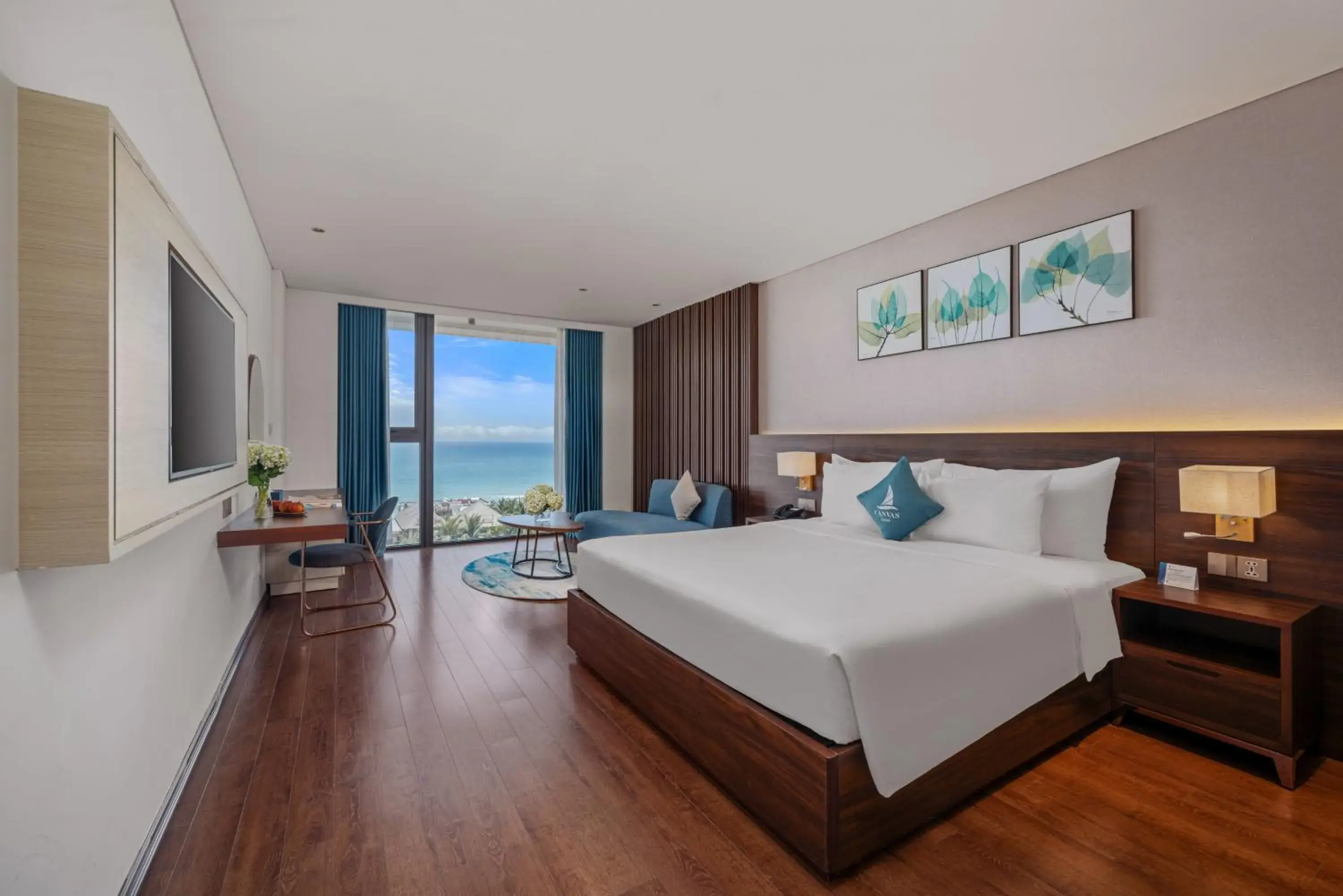 Bedroom, Bed in Canvas Danang Beach Hotel Bedroom, Bed in Canvas Danang Beach Hotel