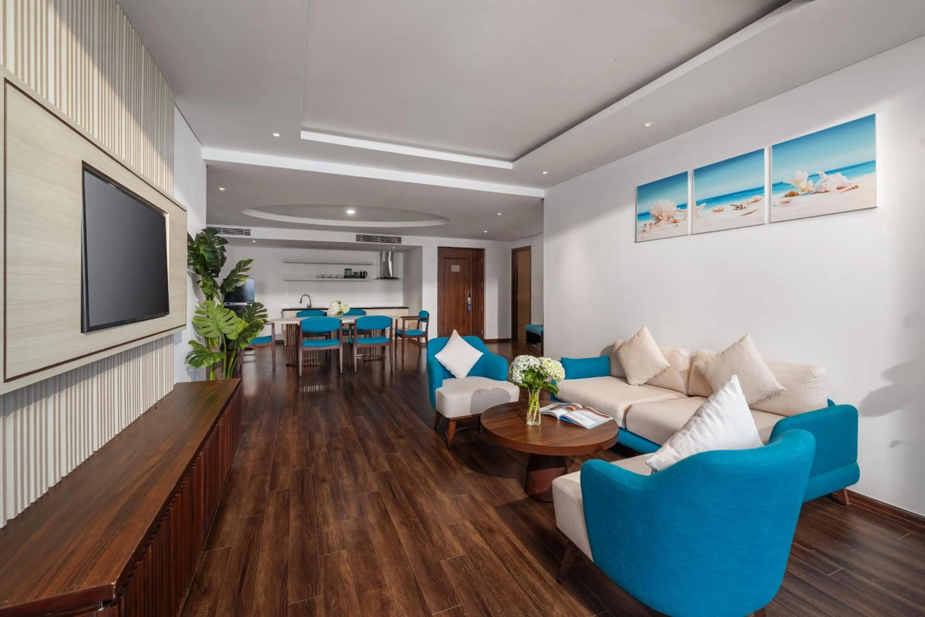 Seating area in Canvas Danang Beach Hotel