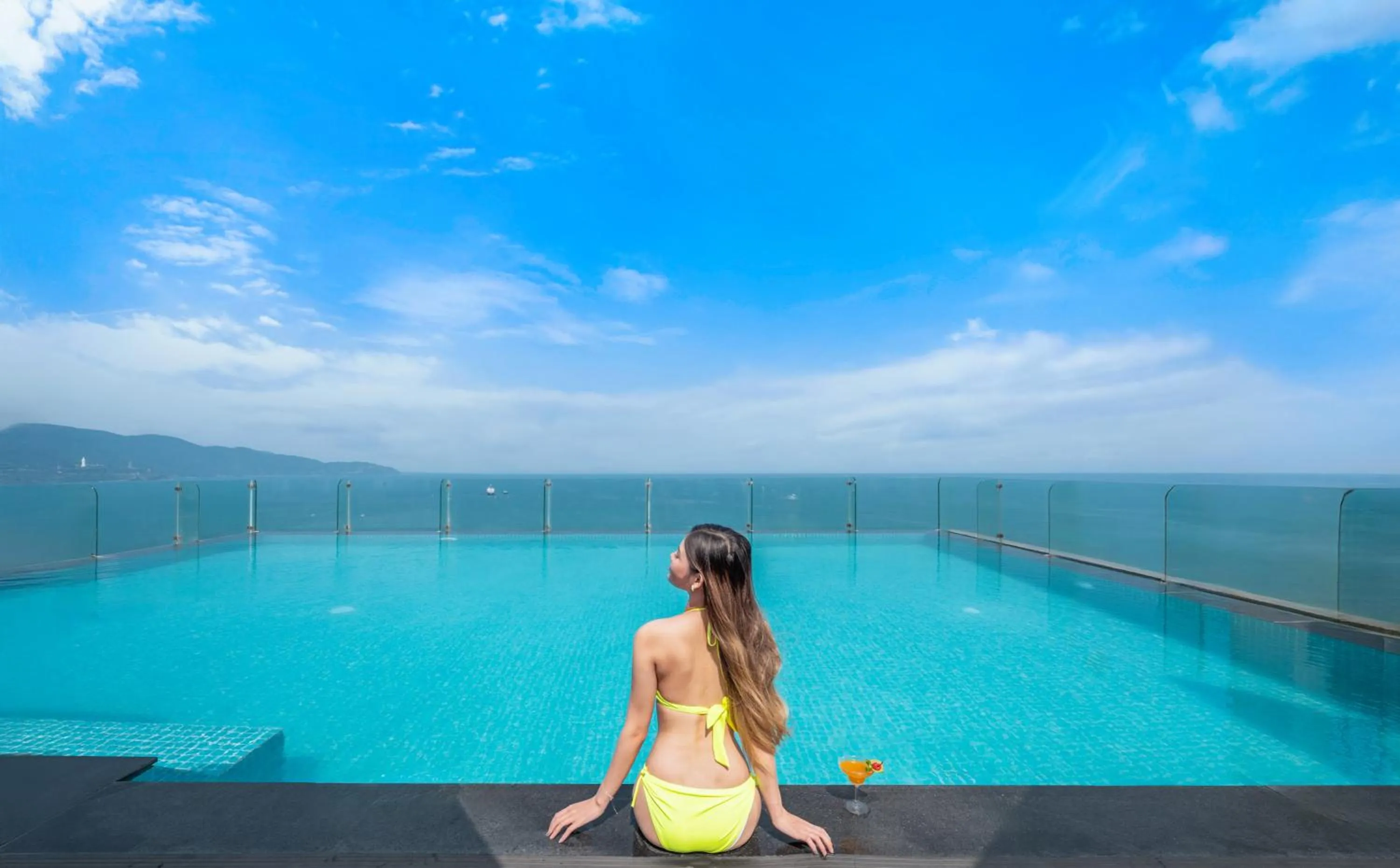 Swimming pool in Canvas Danang Beach Hotel