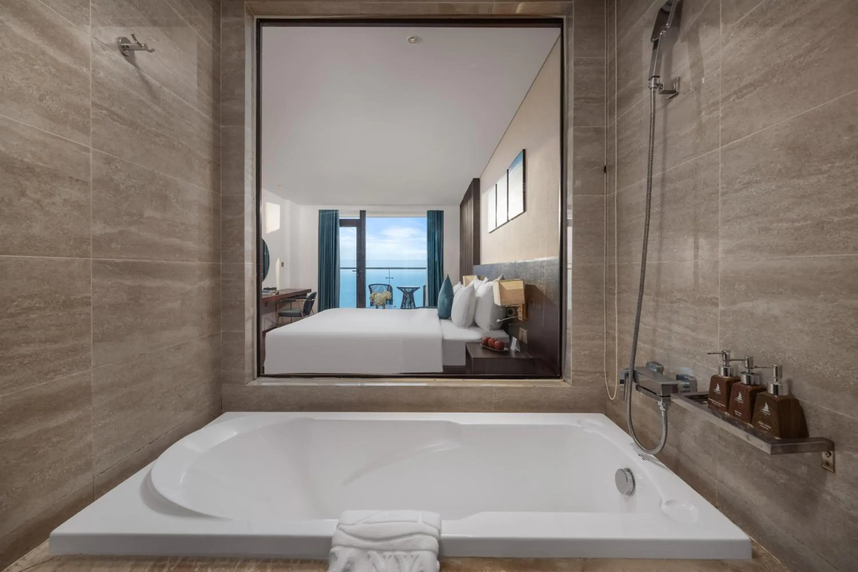 Toilet, Bed in Canvas Danang Beach Hotel Toilet, Bed in Canvas Danang Beach Hotel