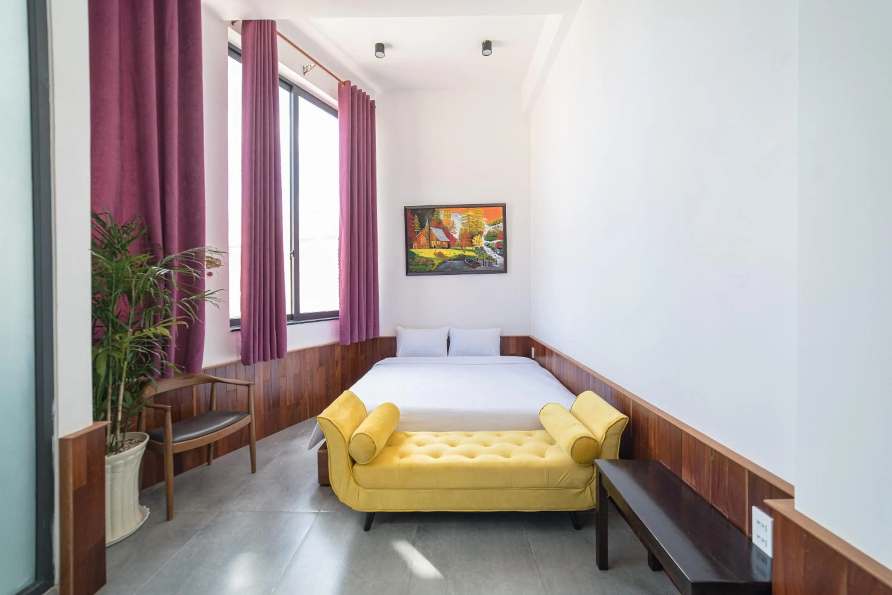 Bed in VILLA KIM GIA ĐÀ LẠT