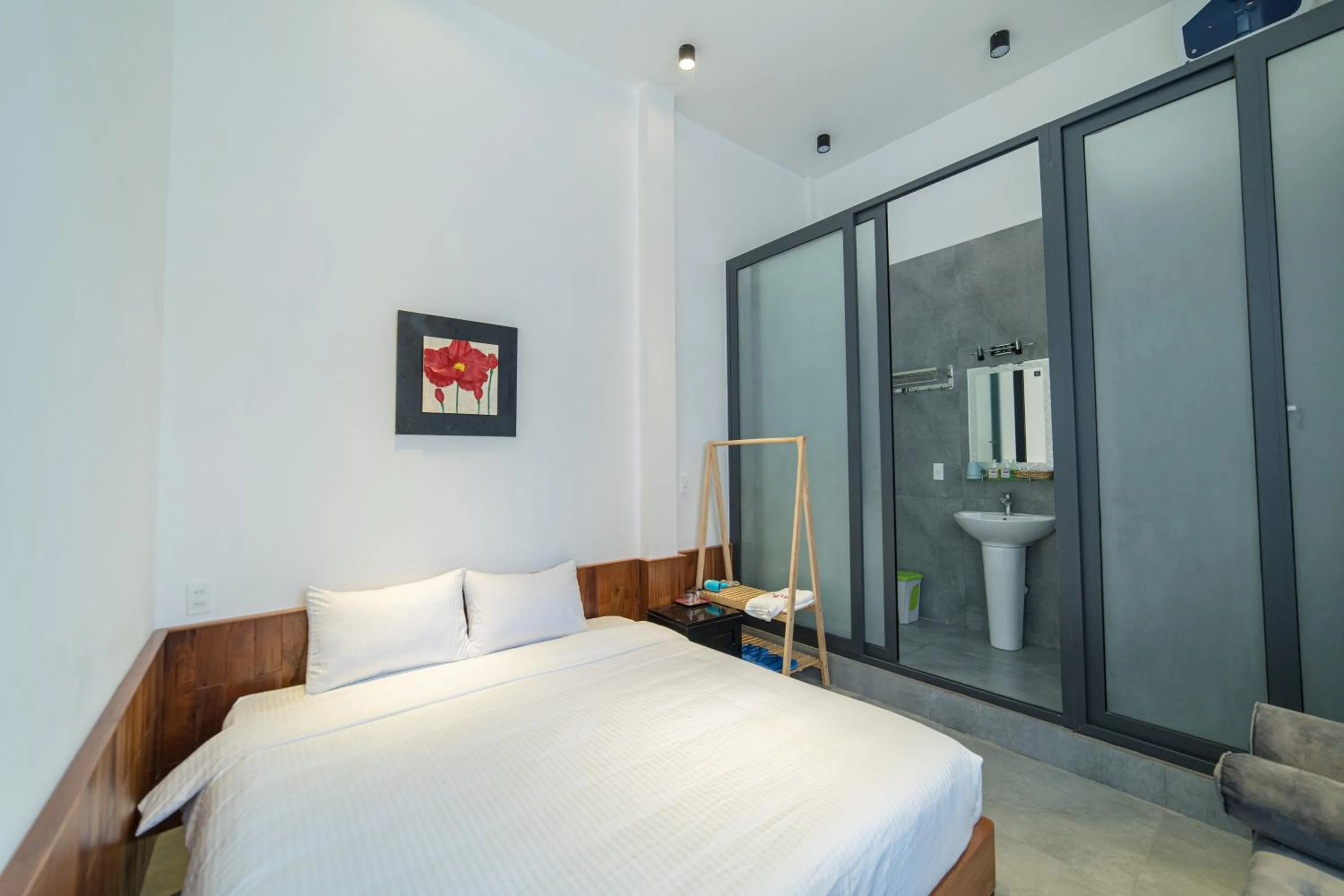 Bed in VILLA KIM GIA ĐÀ LẠT