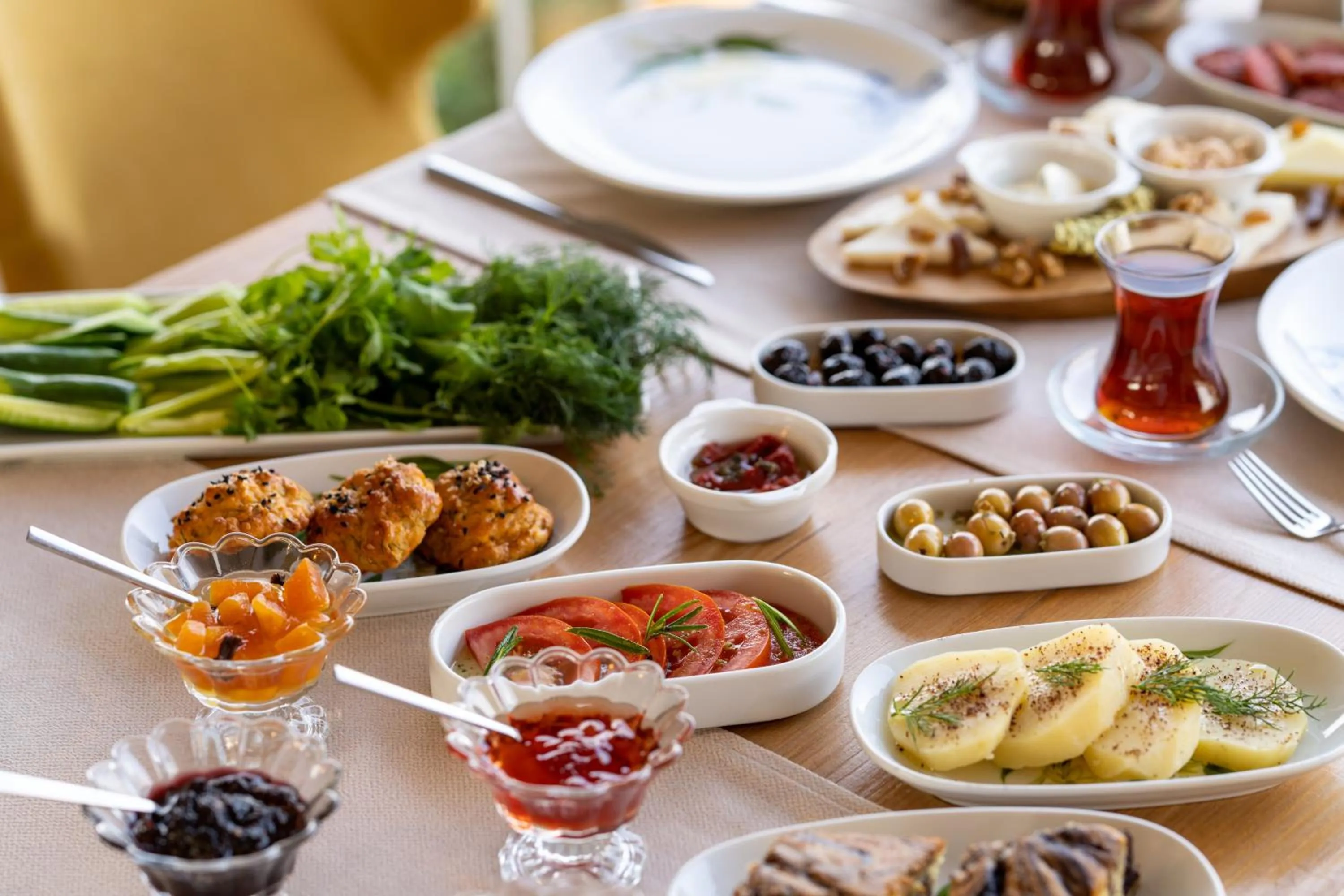 Breakfast in Gurel Garden House