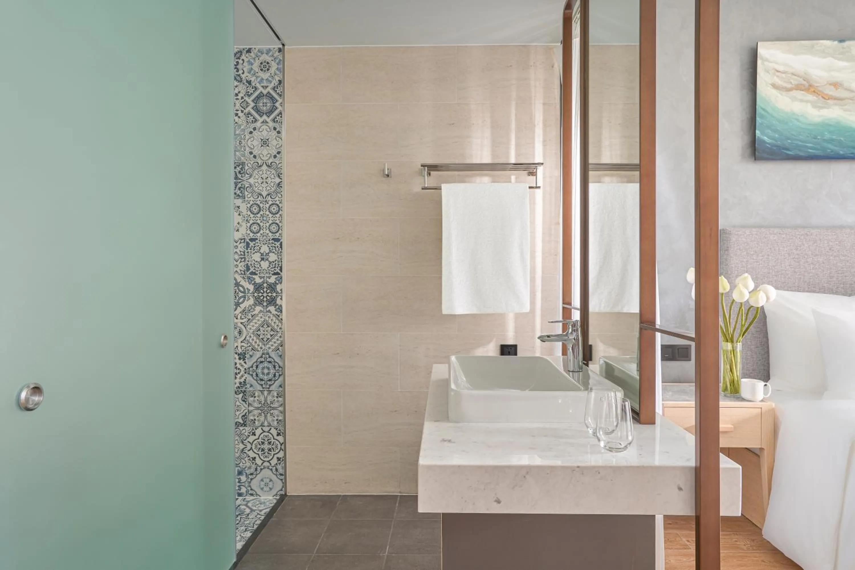 Bathroom, Bed in The Secret Con Dao