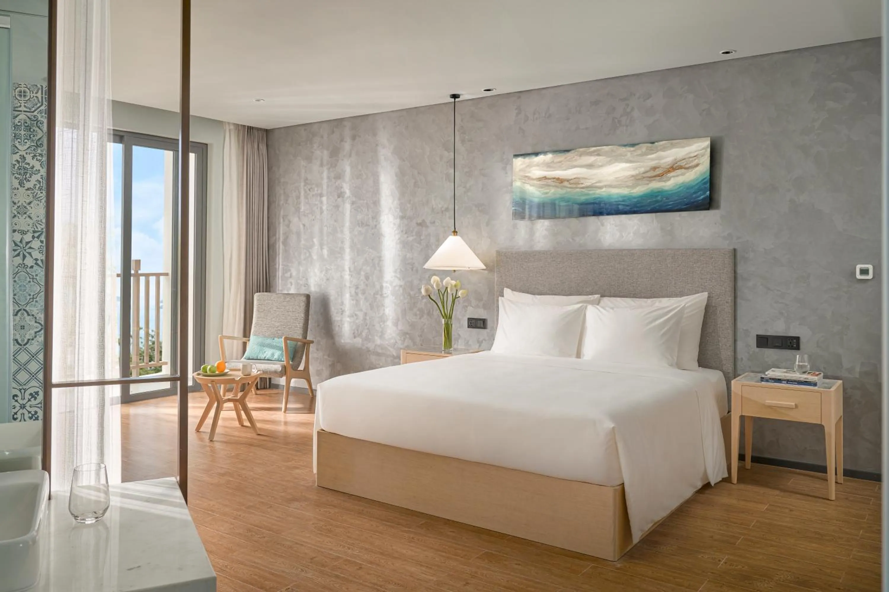 Photo of the whole room, Bed in The Secret Con Dao