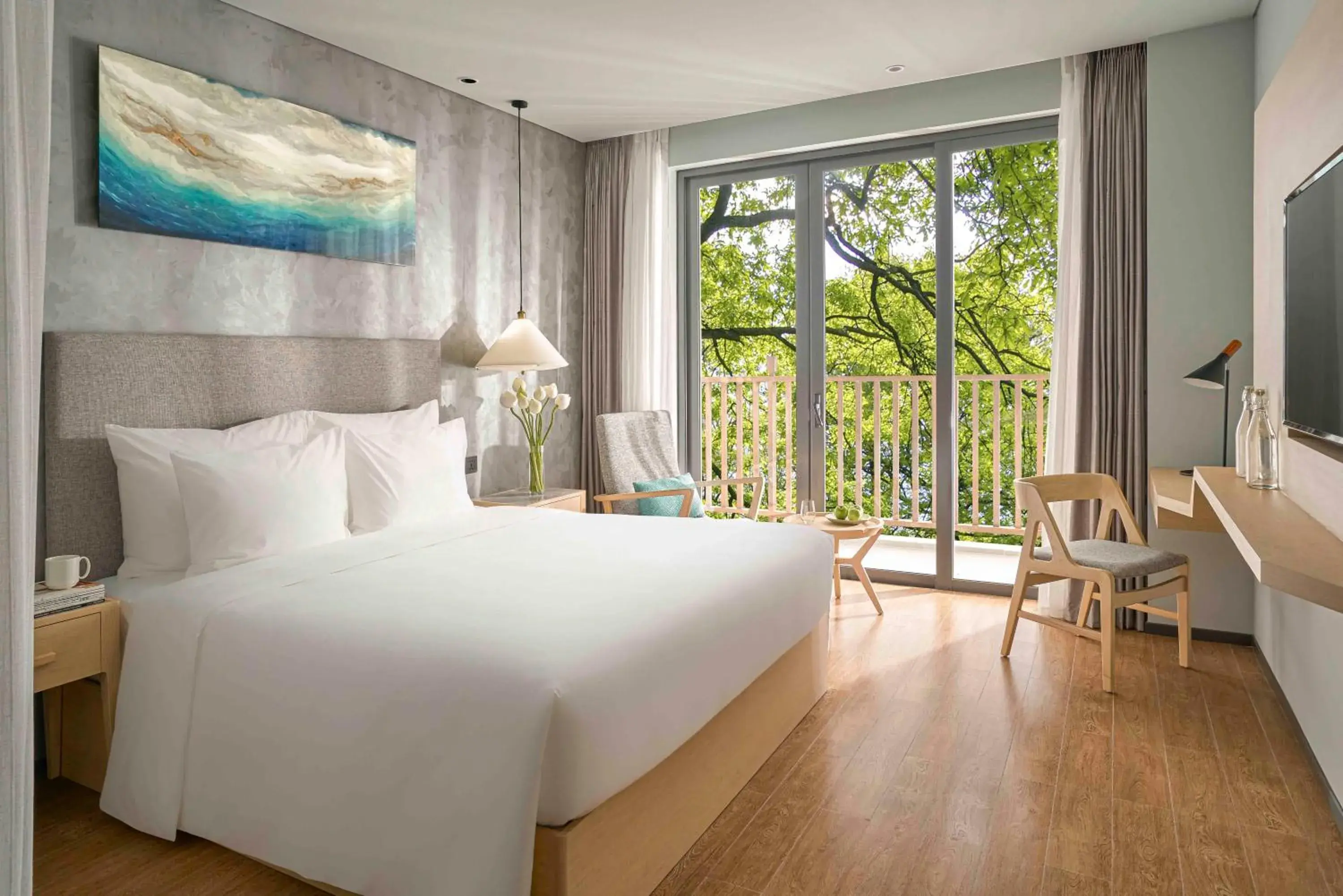 View (from property/room), Bed in The Secret Con Dao View (from property/room), Bed in The Secret Con Dao