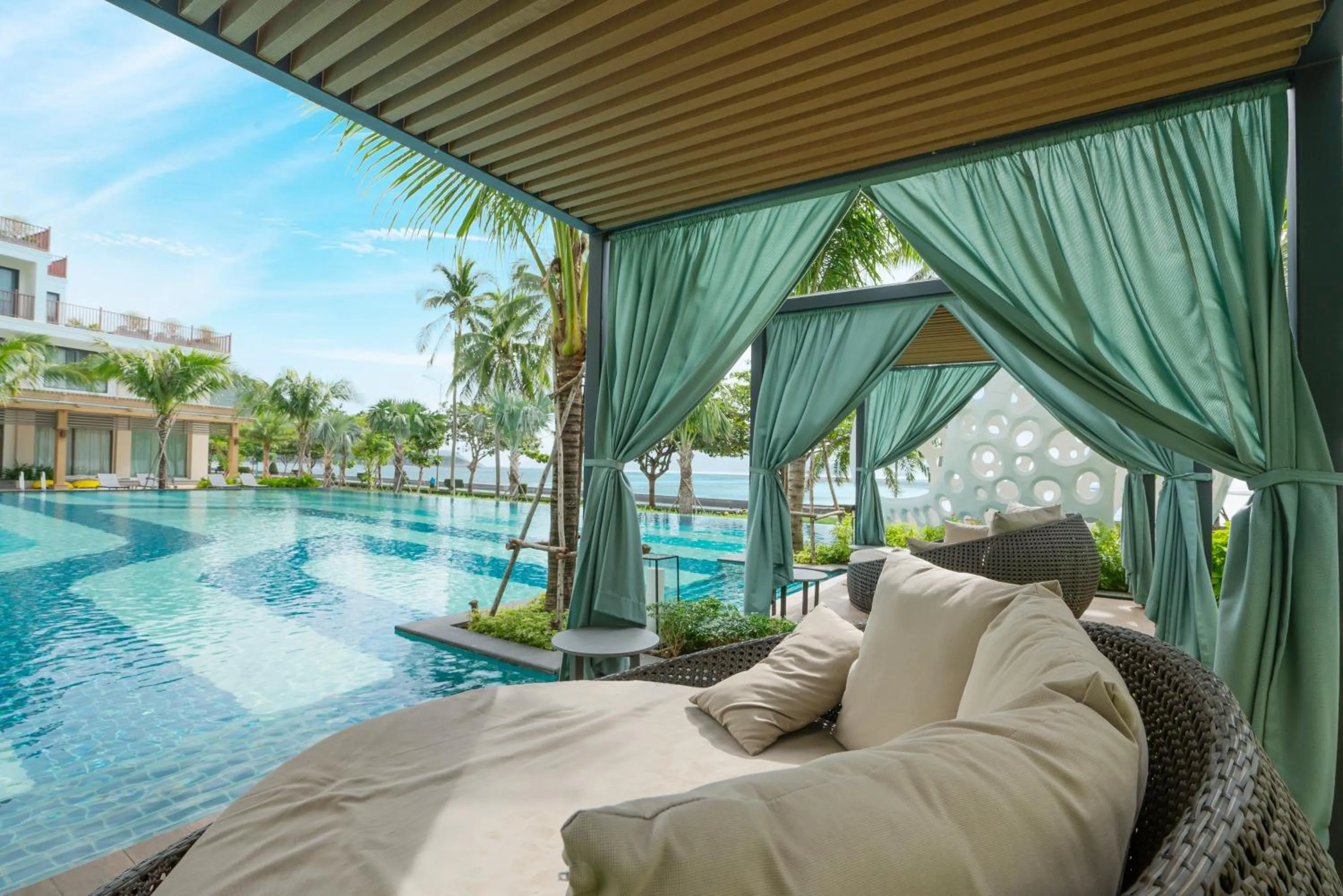 Swimming pool in The Secret Con Dao