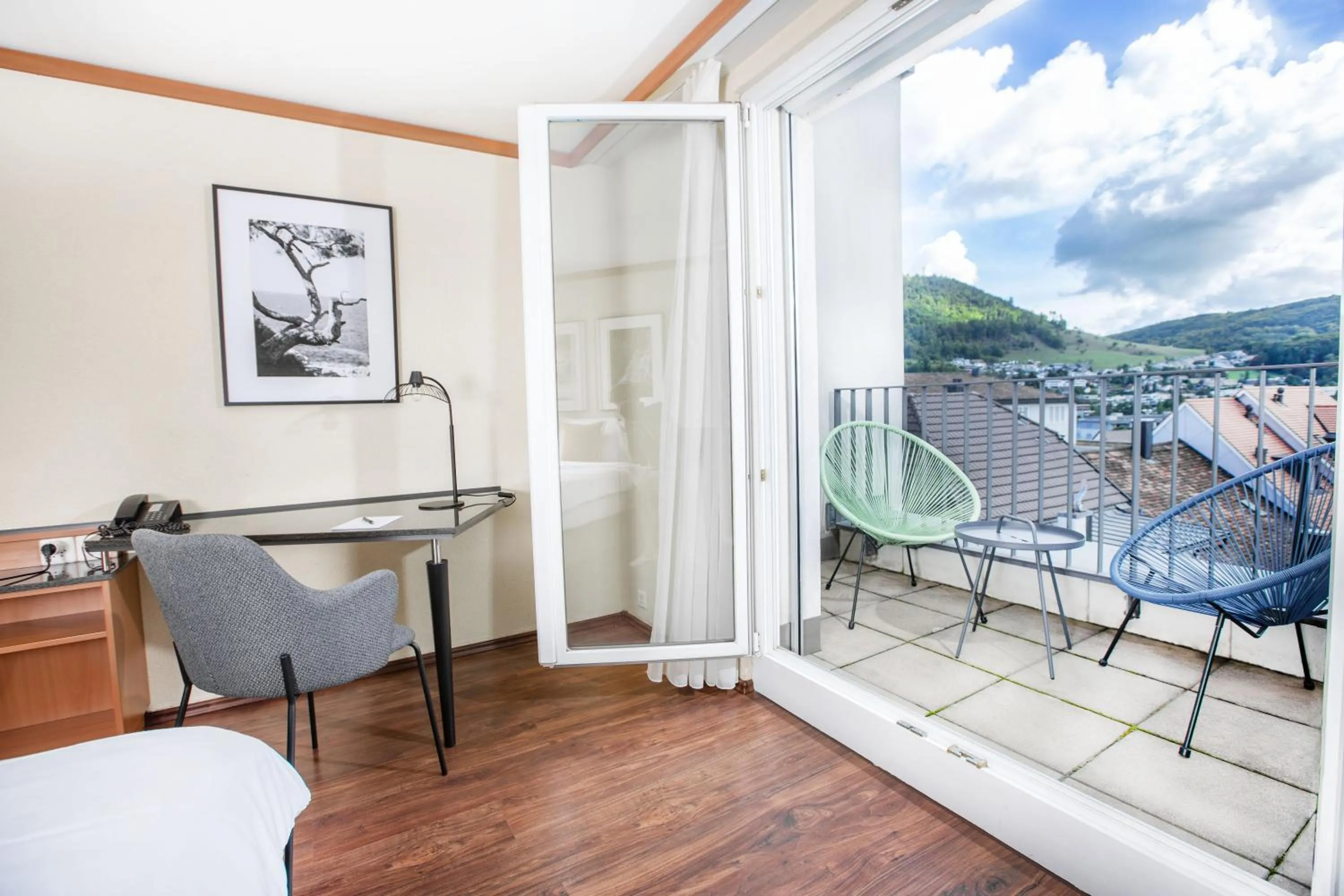 Photo of the whole room in Hotel Engel - Self-Check-in