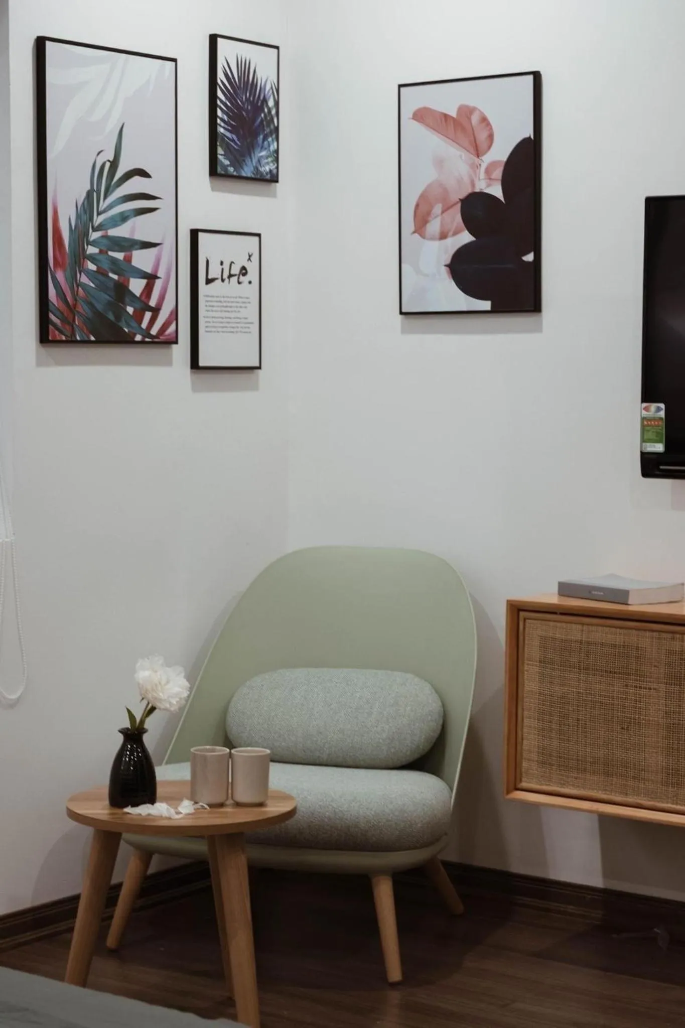 Seating area in The Q Boutique and Home