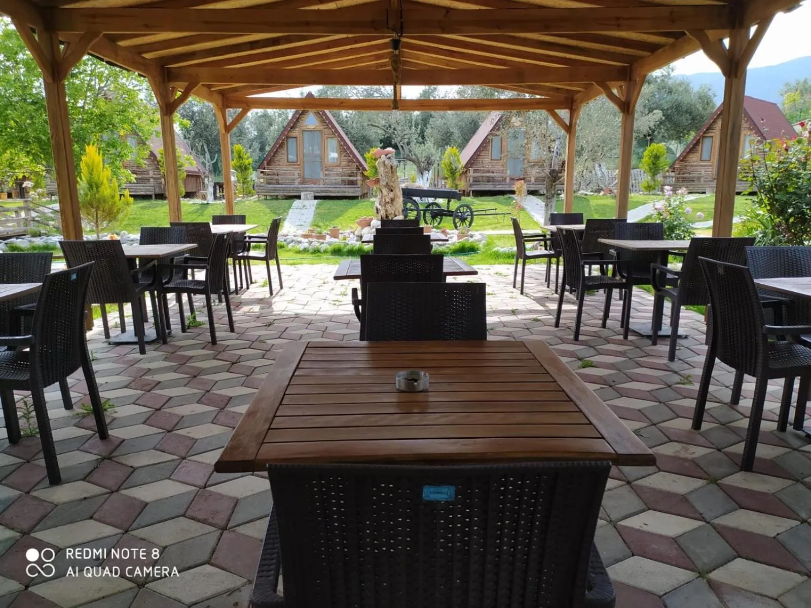 Patio in Kazdaglari Ida Natura Bungalov Hotel