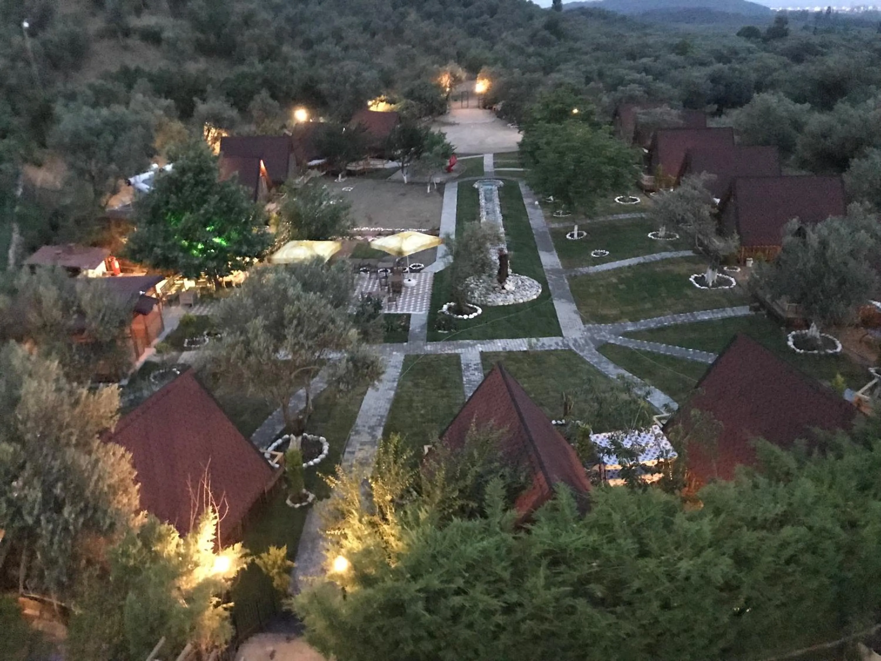 Bird's eye view in Kazdaglari Ida Natura Bungalov Hotel