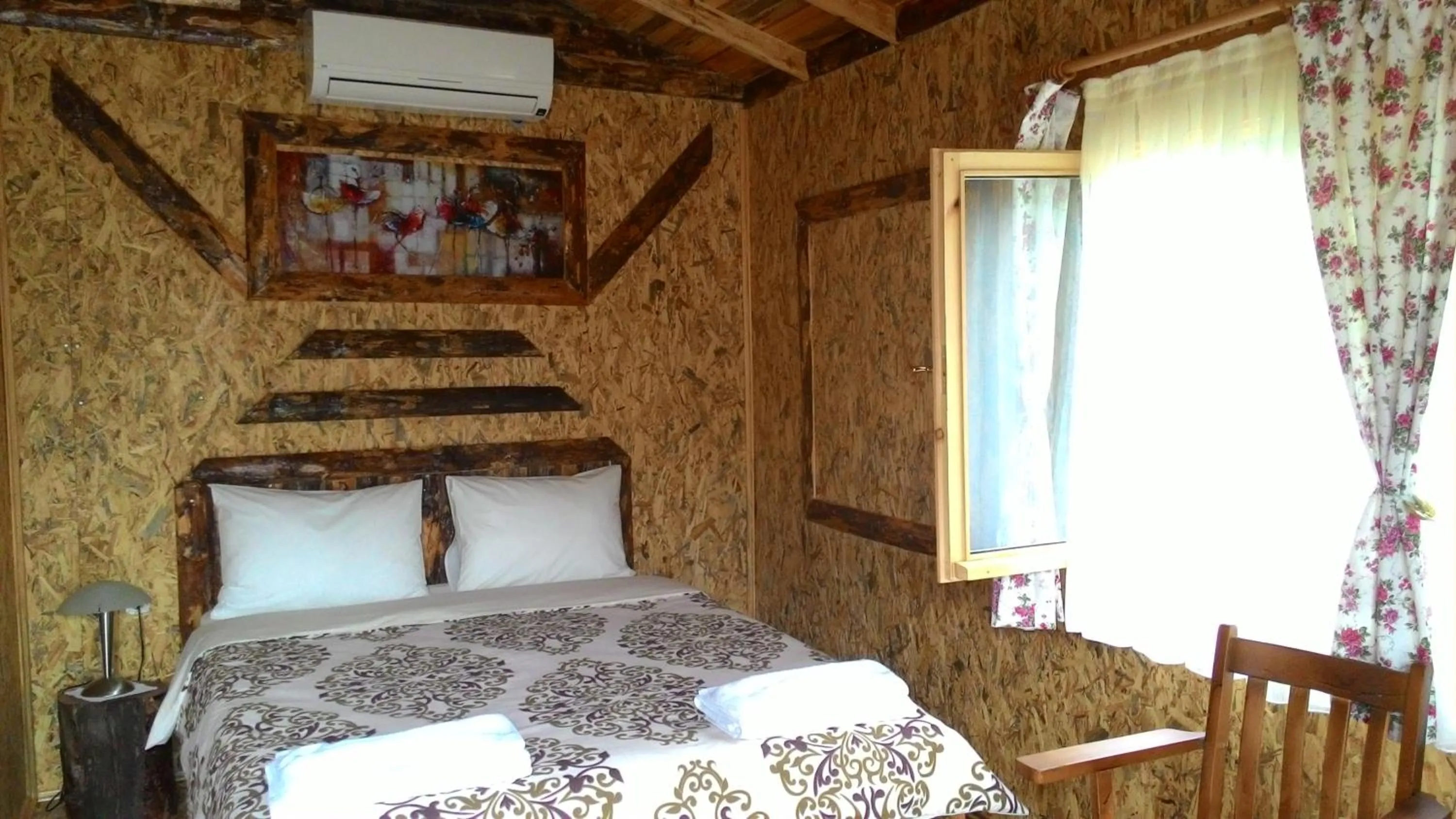 Bed in Kazdaglari Ida Natura Bungalov Hotel