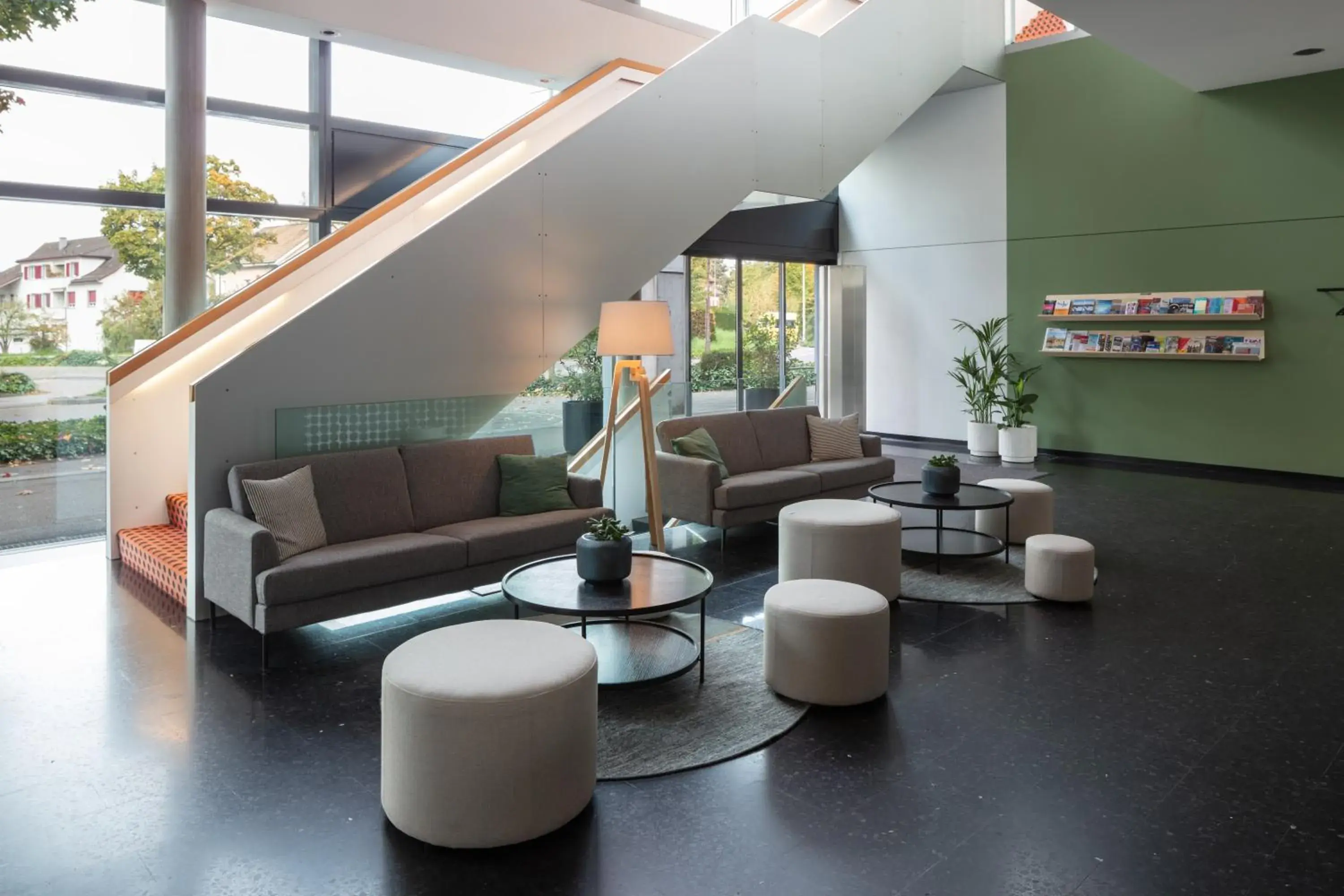 Lobby or reception in Hotel Baslertor Lobby or reception in Hotel Baslertor