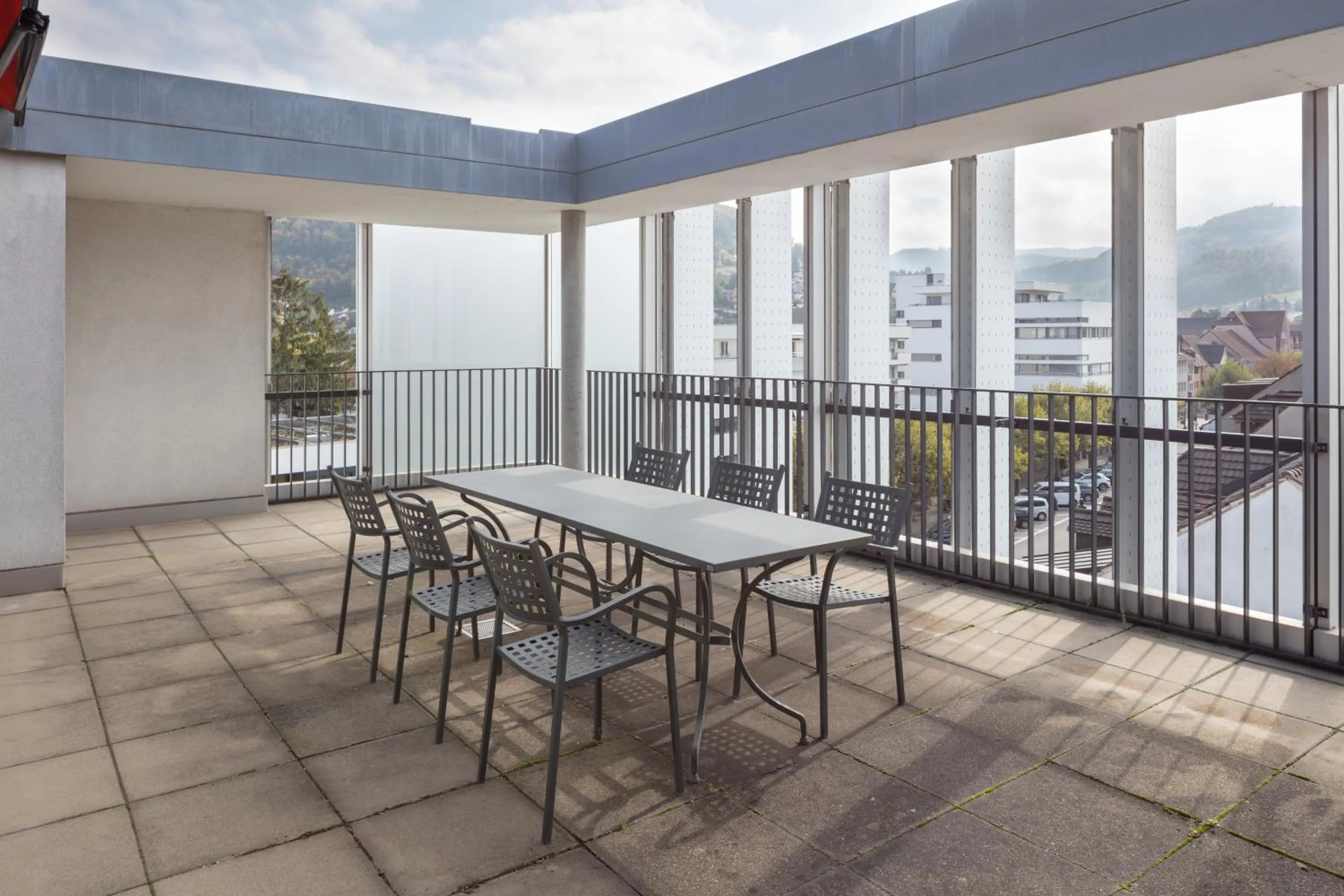Balcony/Terrace in Hotel Baslertor