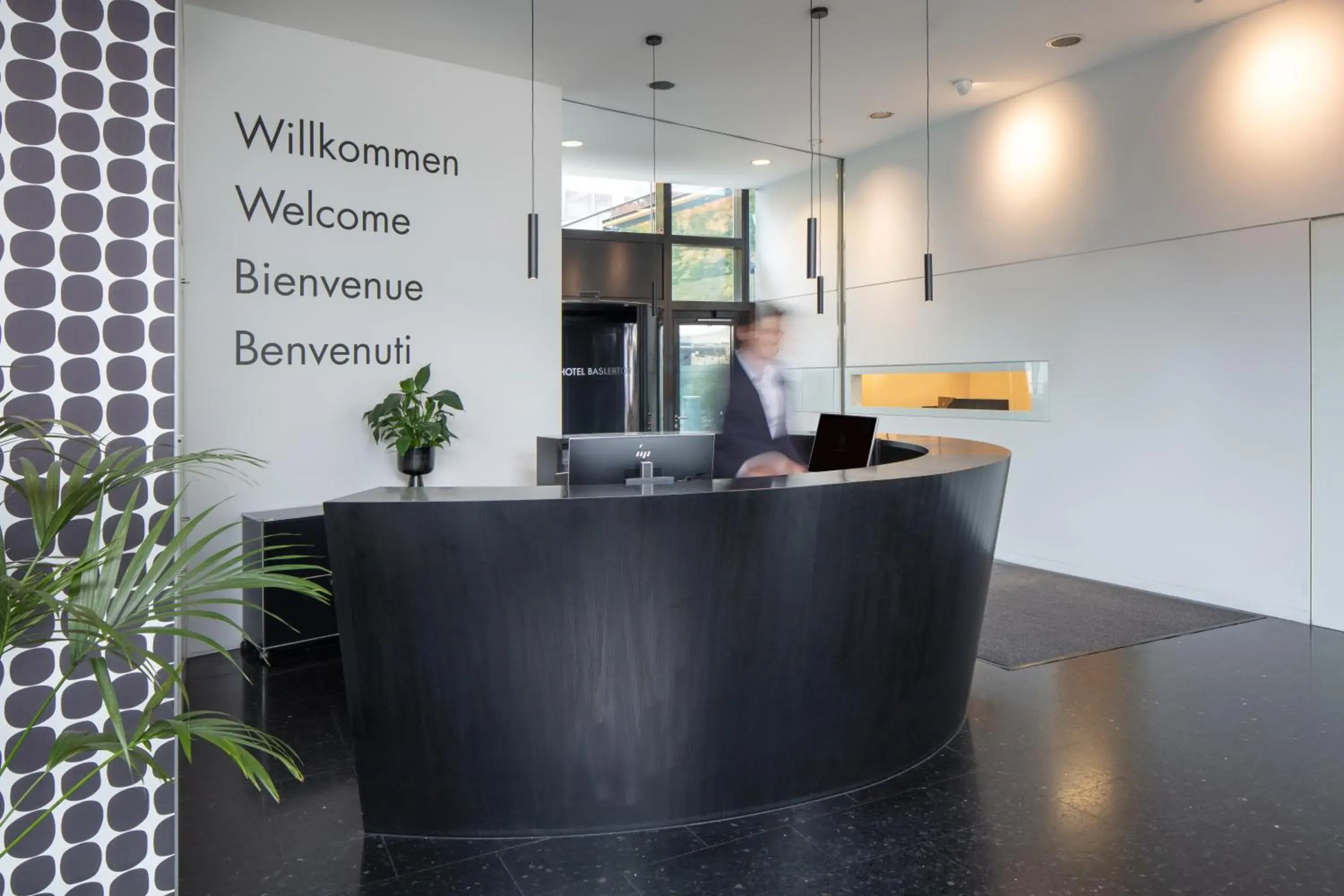 Lobby or reception in Hotel Baslertor Lobby or reception in Hotel Baslertor