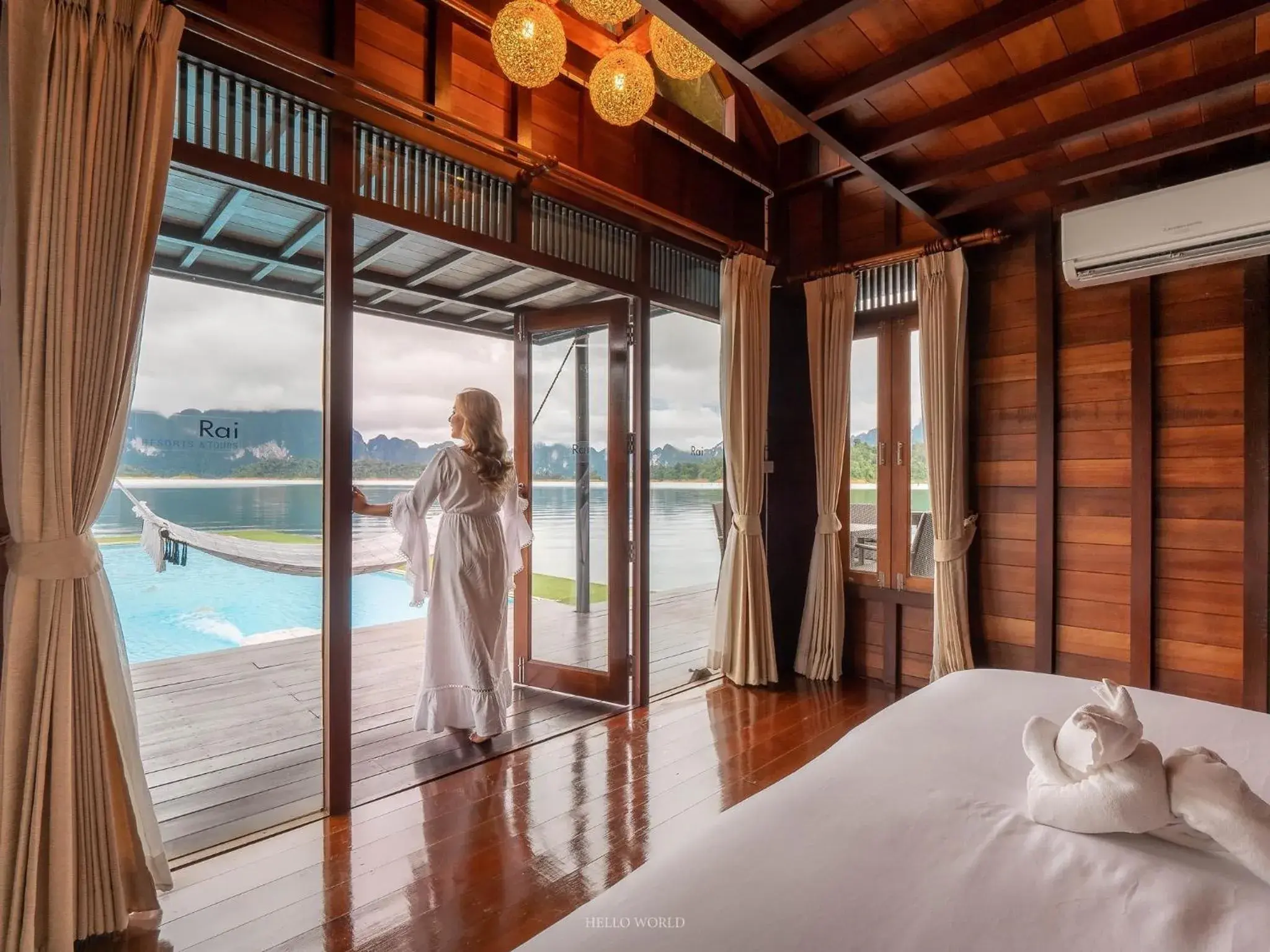 Bedroom, Bed in 500 Rai Floating Resort Bedroom, Bed in 500 Rai Floating Resort