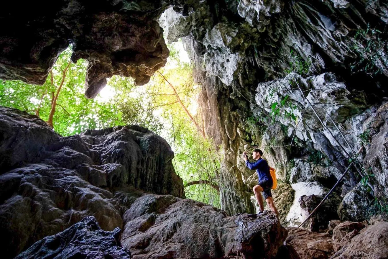 People in 500 Rai Floating Resort