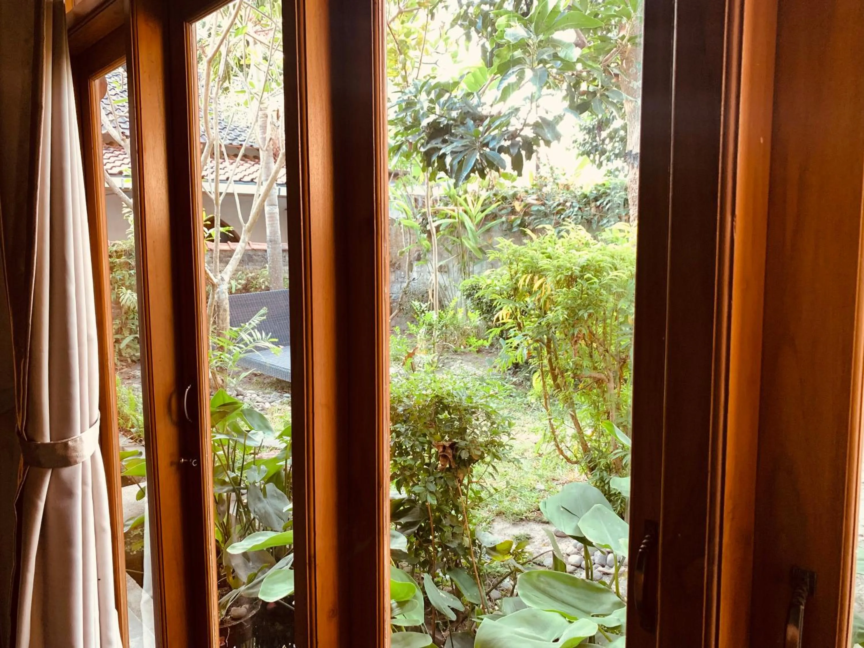 Garden view in Yoga Lover