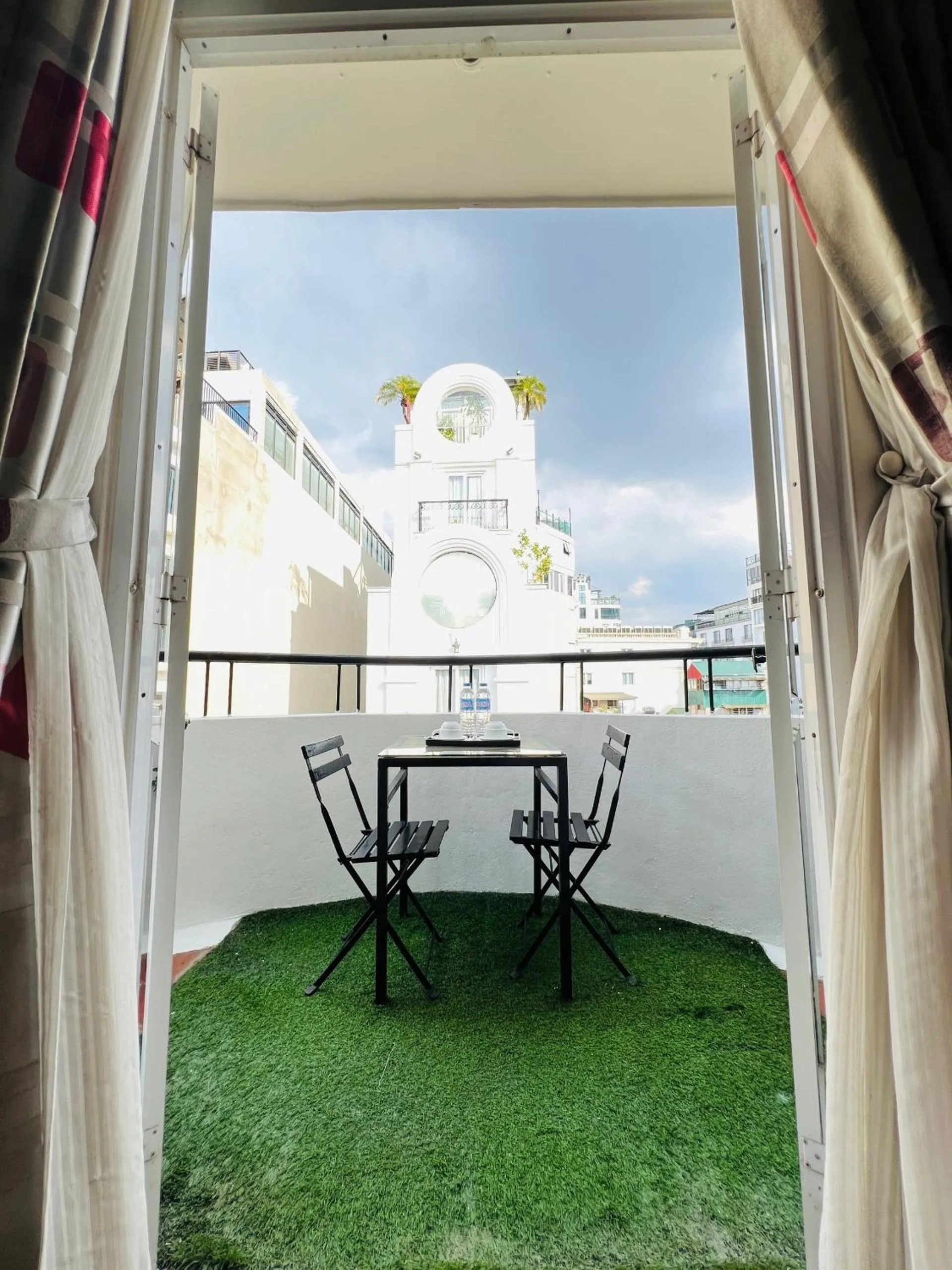 Patio in Hanoi Win Hotel & Travel