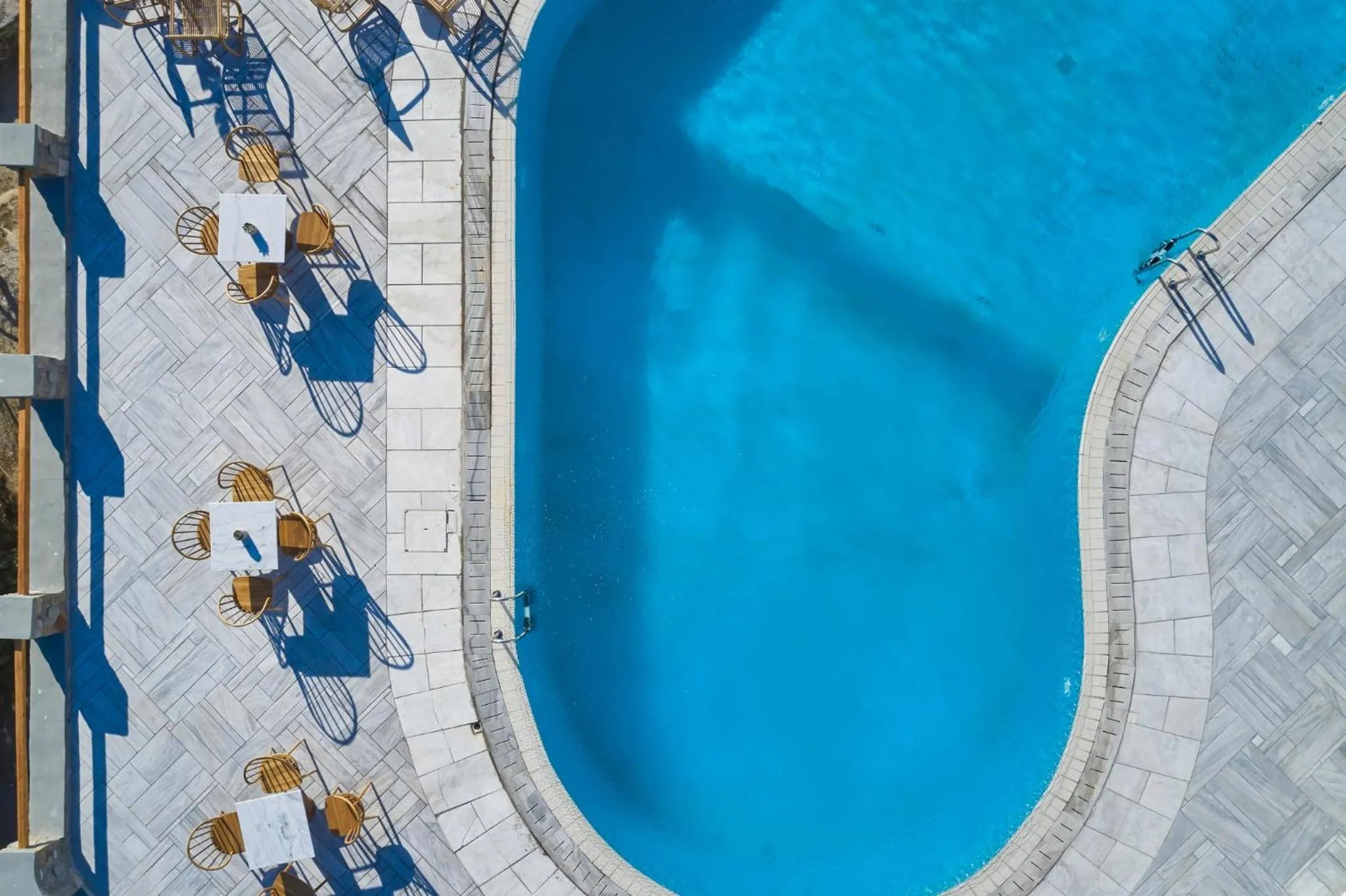 Swimming pool in Ubud Mykonos