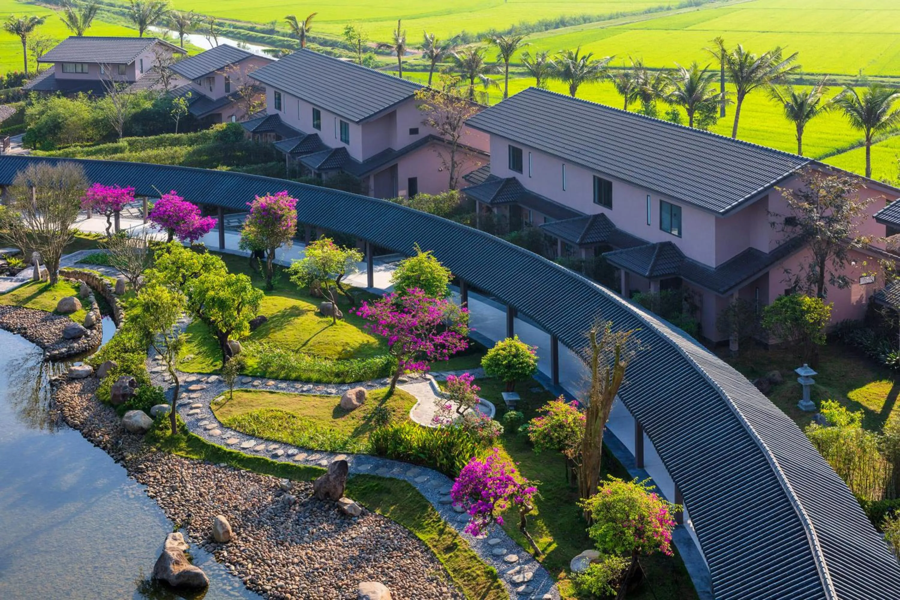 Property building in Kobi Onsen Resort Hue, Affiliated by Melia