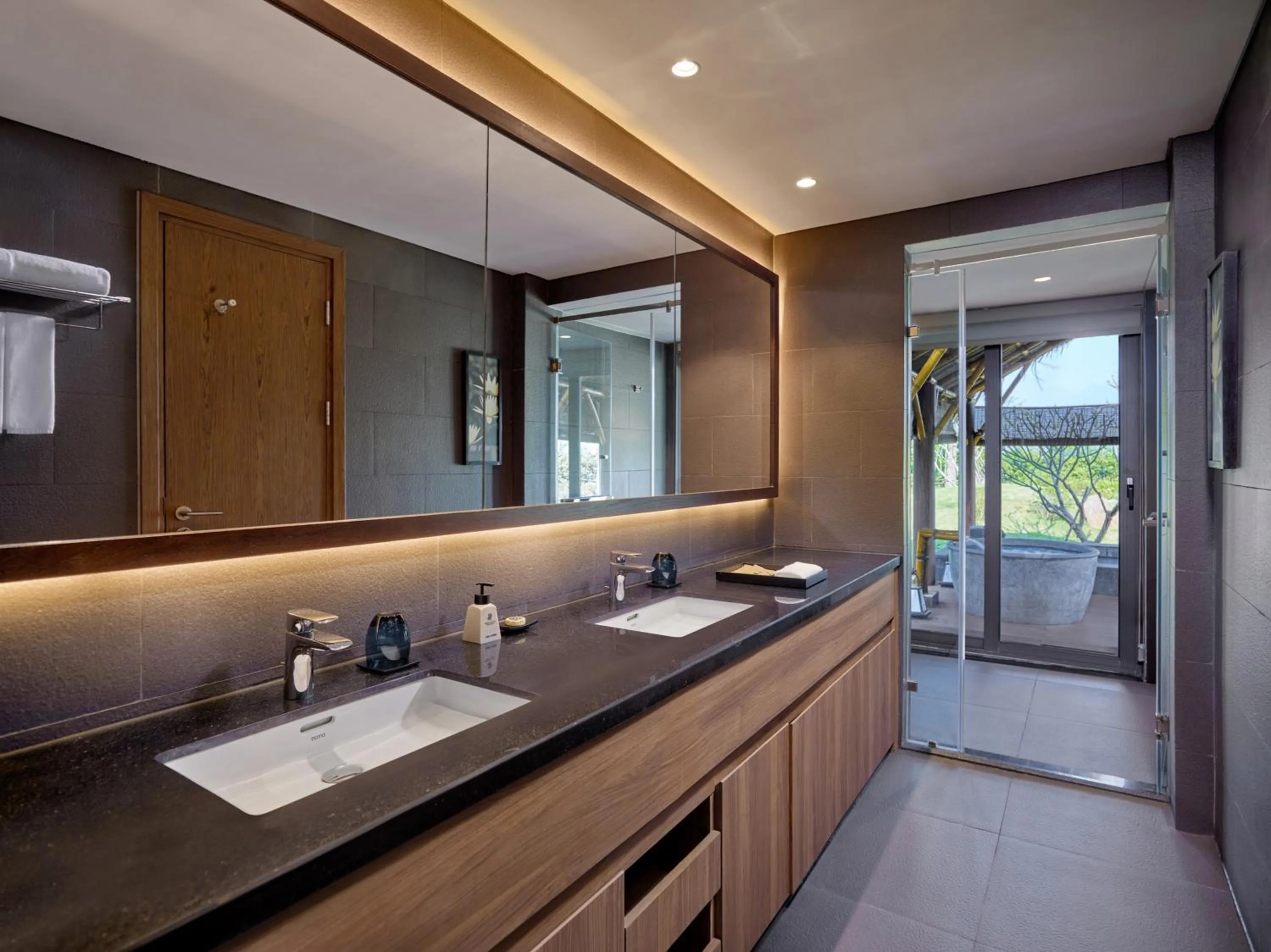 Toilet in Kobi Onsen Resort Hue, Affiliated by Melia