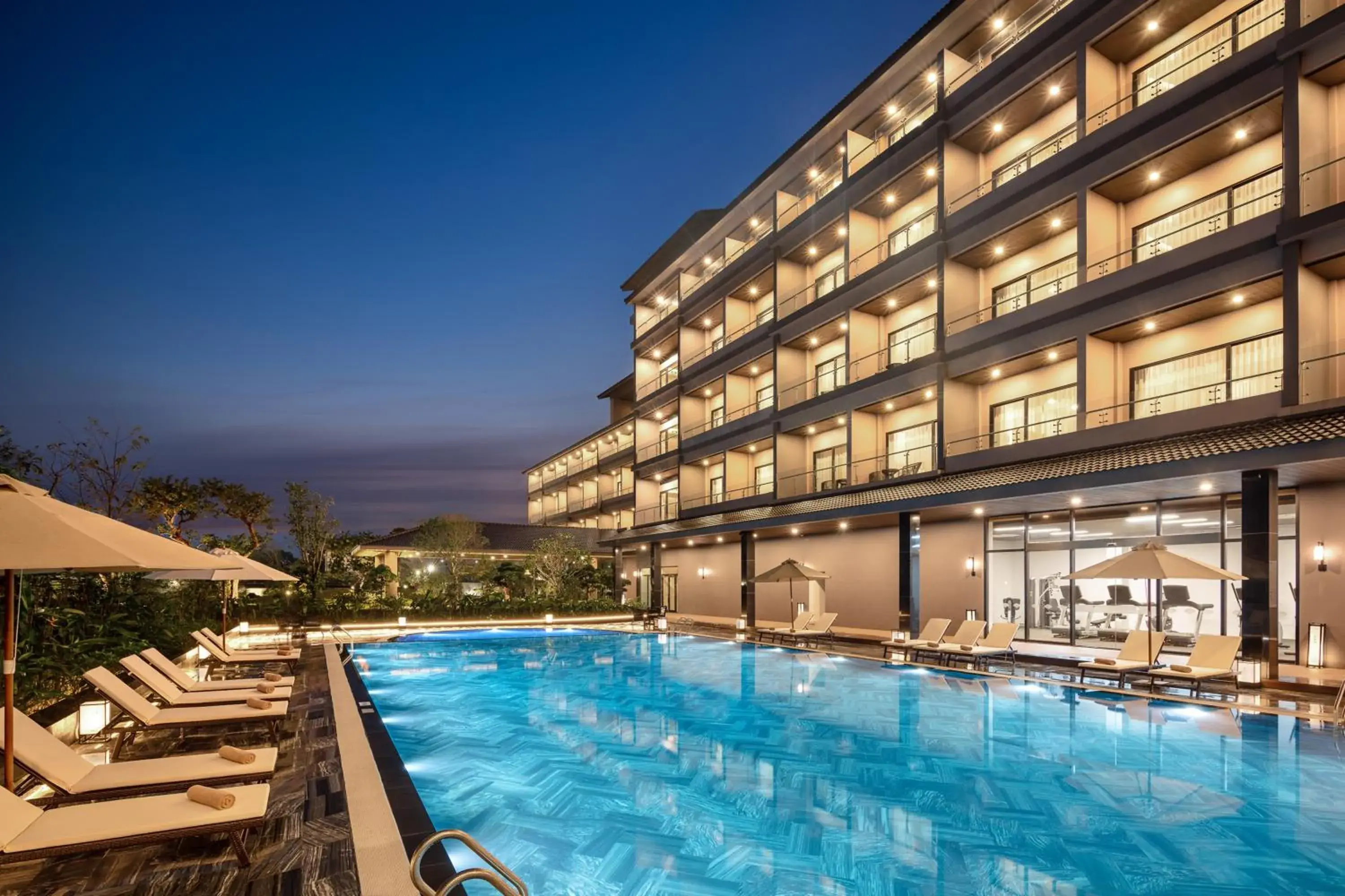 Swimming pool in Kobi Onsen Resort Hue, Affiliated by Melia Swimming pool in Kobi Onsen Resort Hue, Affiliated by Melia