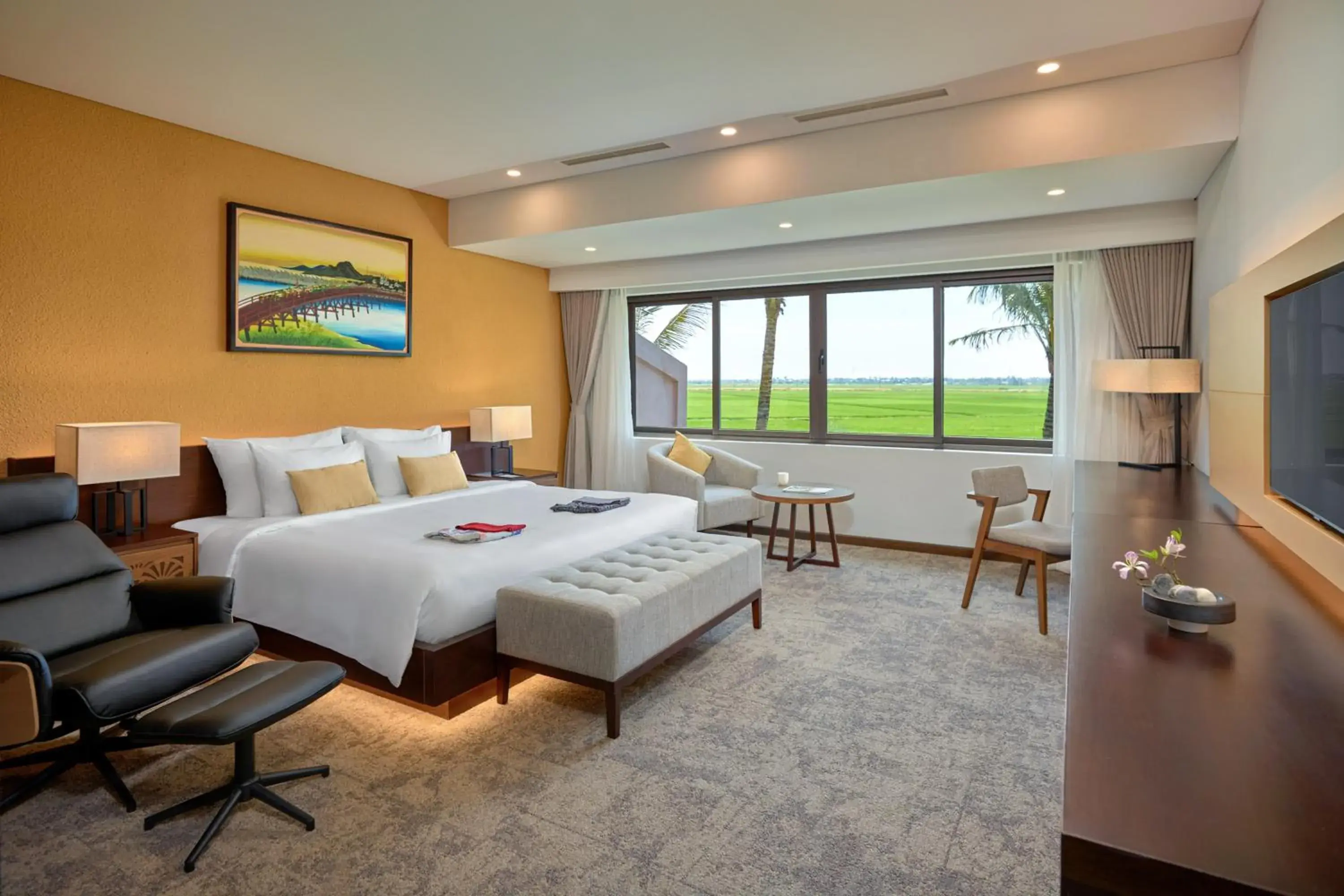 Communal lounge/ TV room, Bed in Kobi Onsen Resort Hue, Affiliated by Melia Communal lounge/ TV room, Bed in Kobi Onsen Resort Hue, Affiliated by Melia