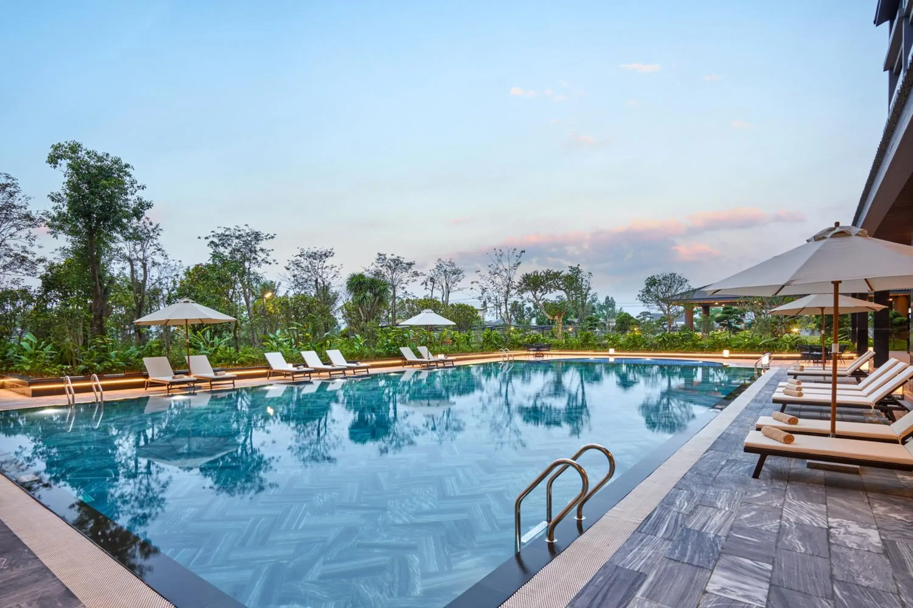 Swimming pool in Kobi Onsen Resort Hue, Affiliated by Melia Swimming pool in Kobi Onsen Resort Hue, Affiliated by Melia