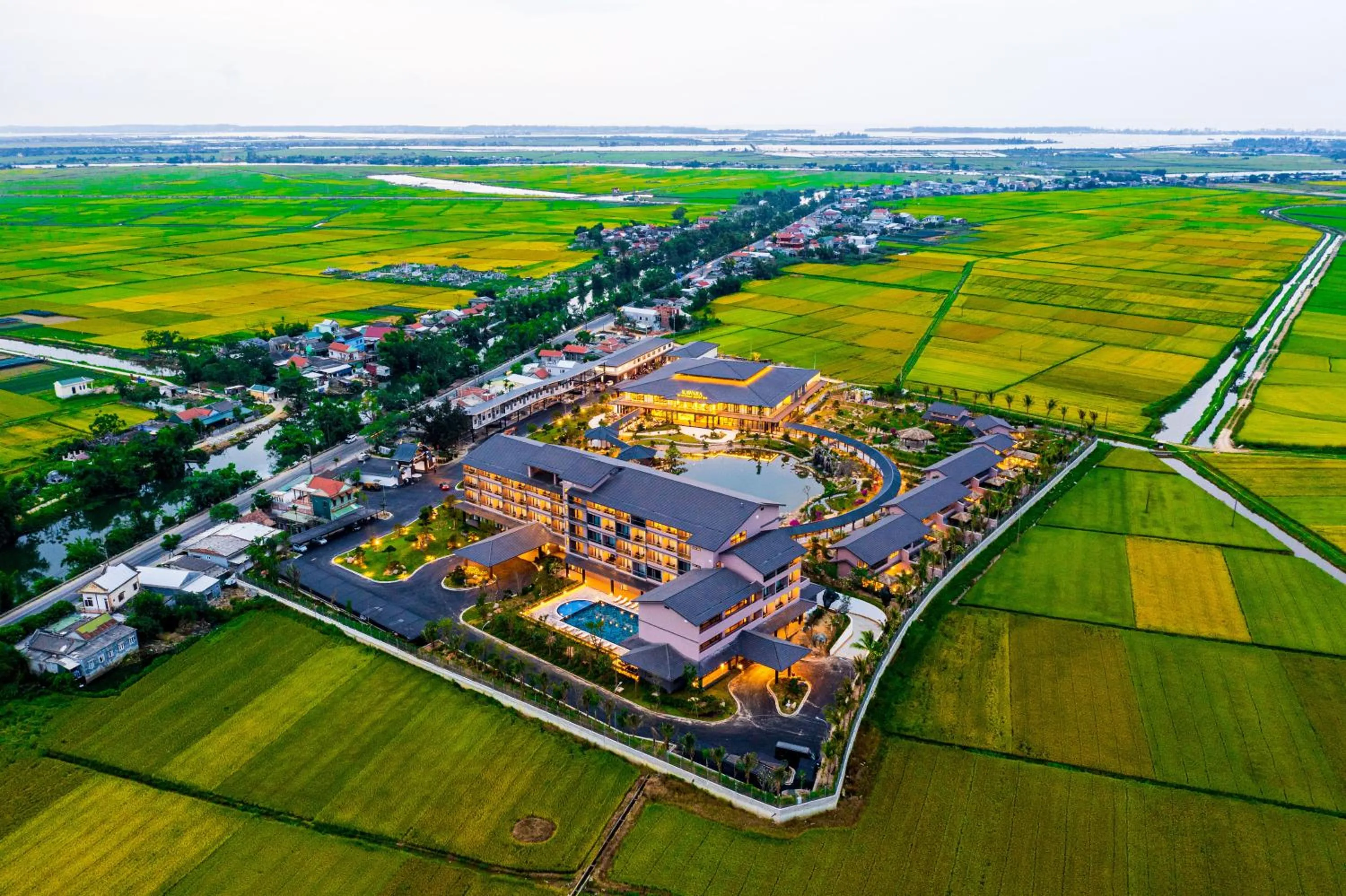 Property building in Kobi Onsen Resort Hue, Affiliated by Melia