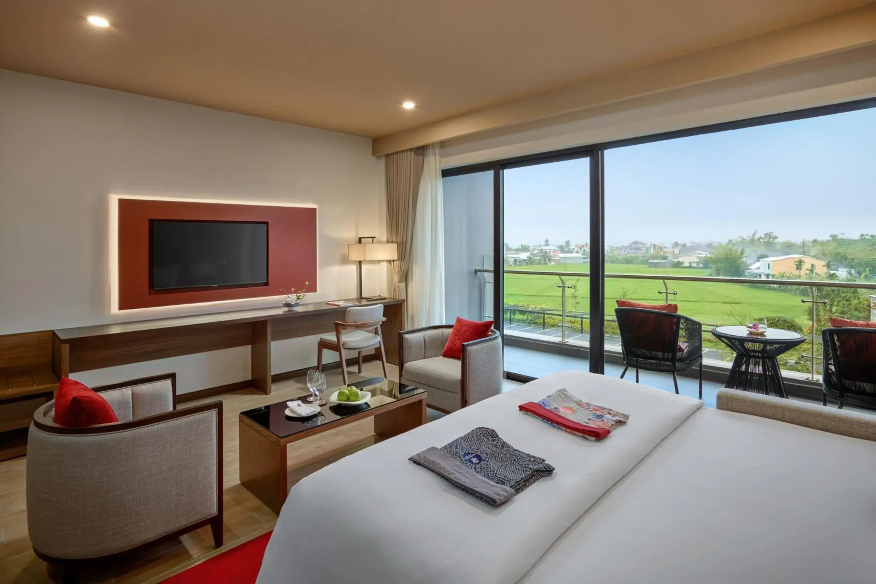 Bed in Kobi Onsen Resort Hue Affiliated by Meliá Bed in Kobi Onsen Resort Hue Affiliated by Meliá