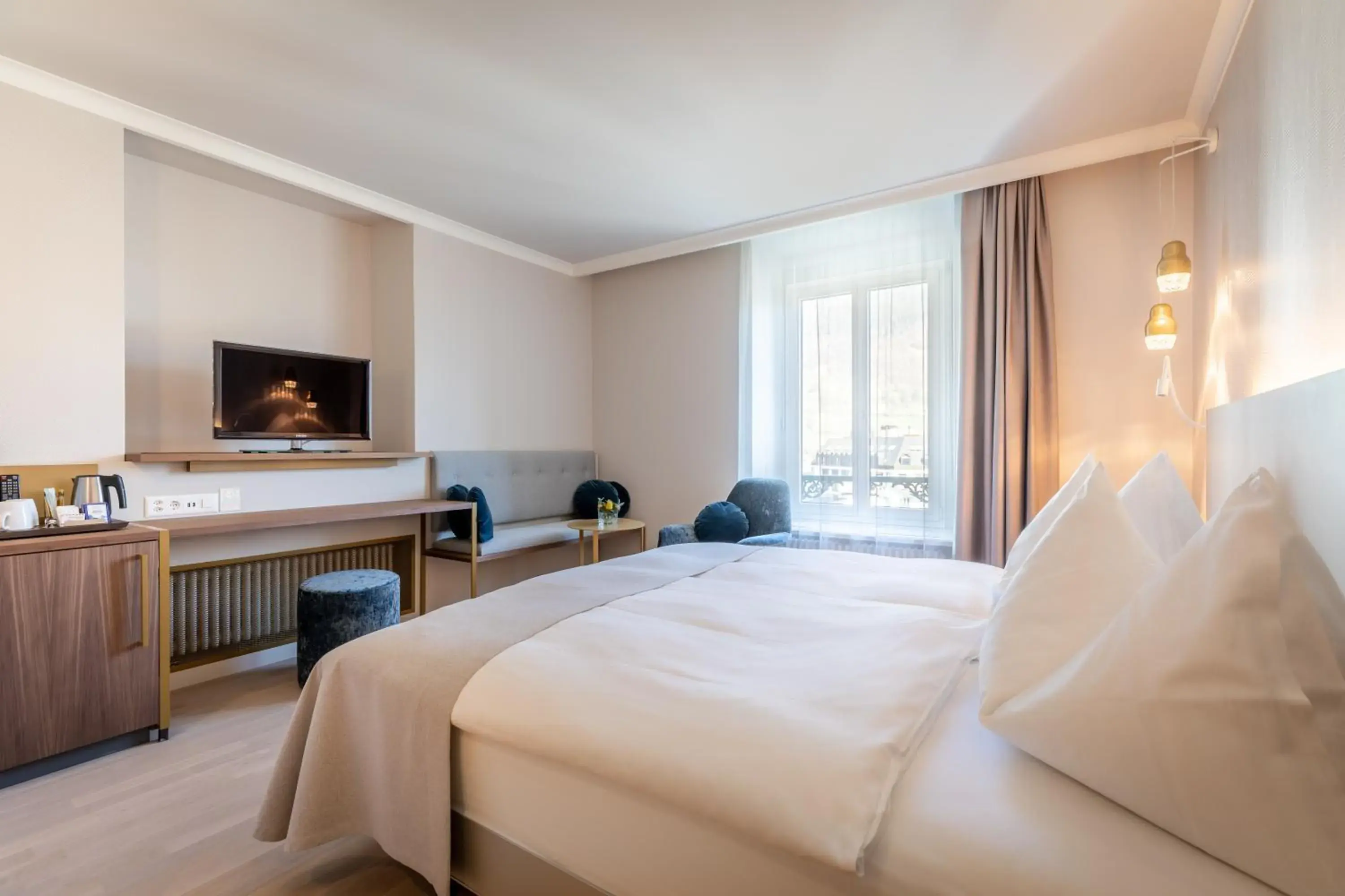 Bed in Seehotel Waldstätterhof Swiss Quality Bed in Seehotel Waldstätterhof Swiss Quality