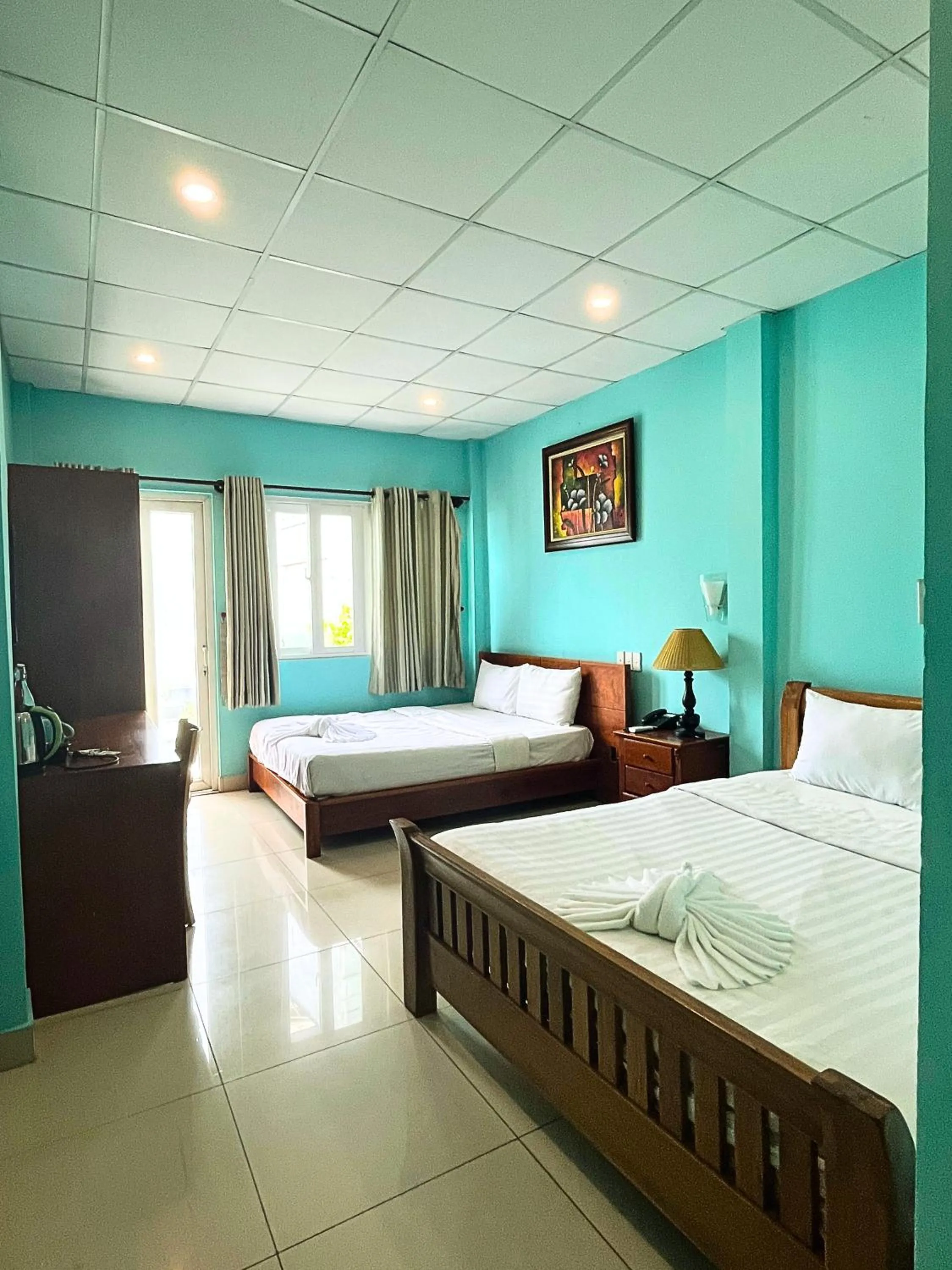 Bed in The Alley Saigon Hotel