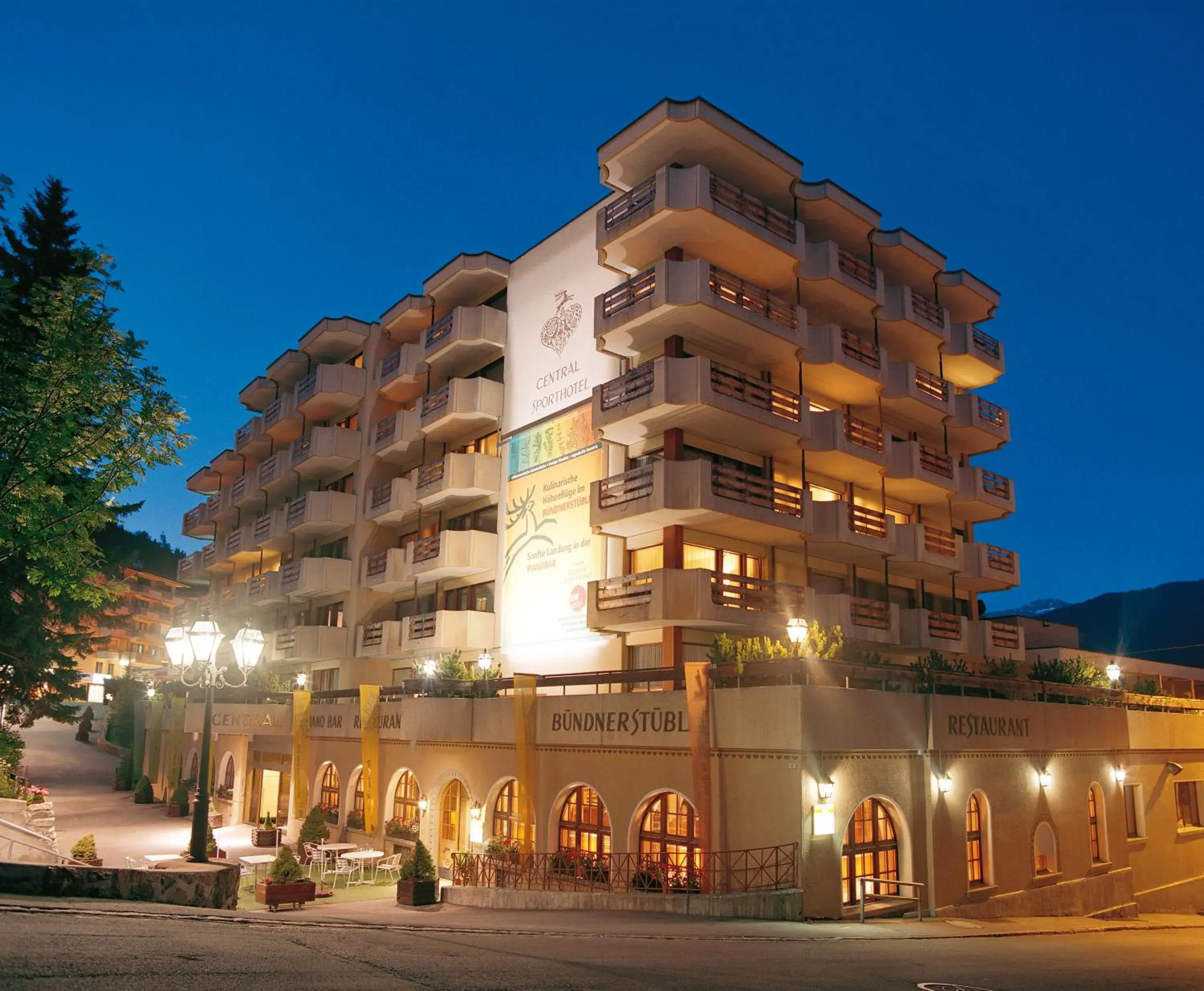 Property building in Central Sporthotel Davos Property building in Central Sporthotel Davos