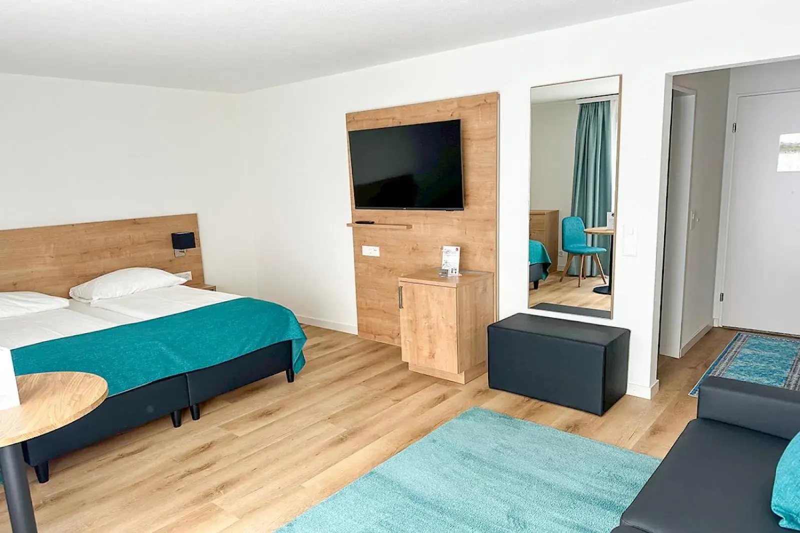 Bed in Central Sporthotel Davos Bed in Central Sporthotel Davos